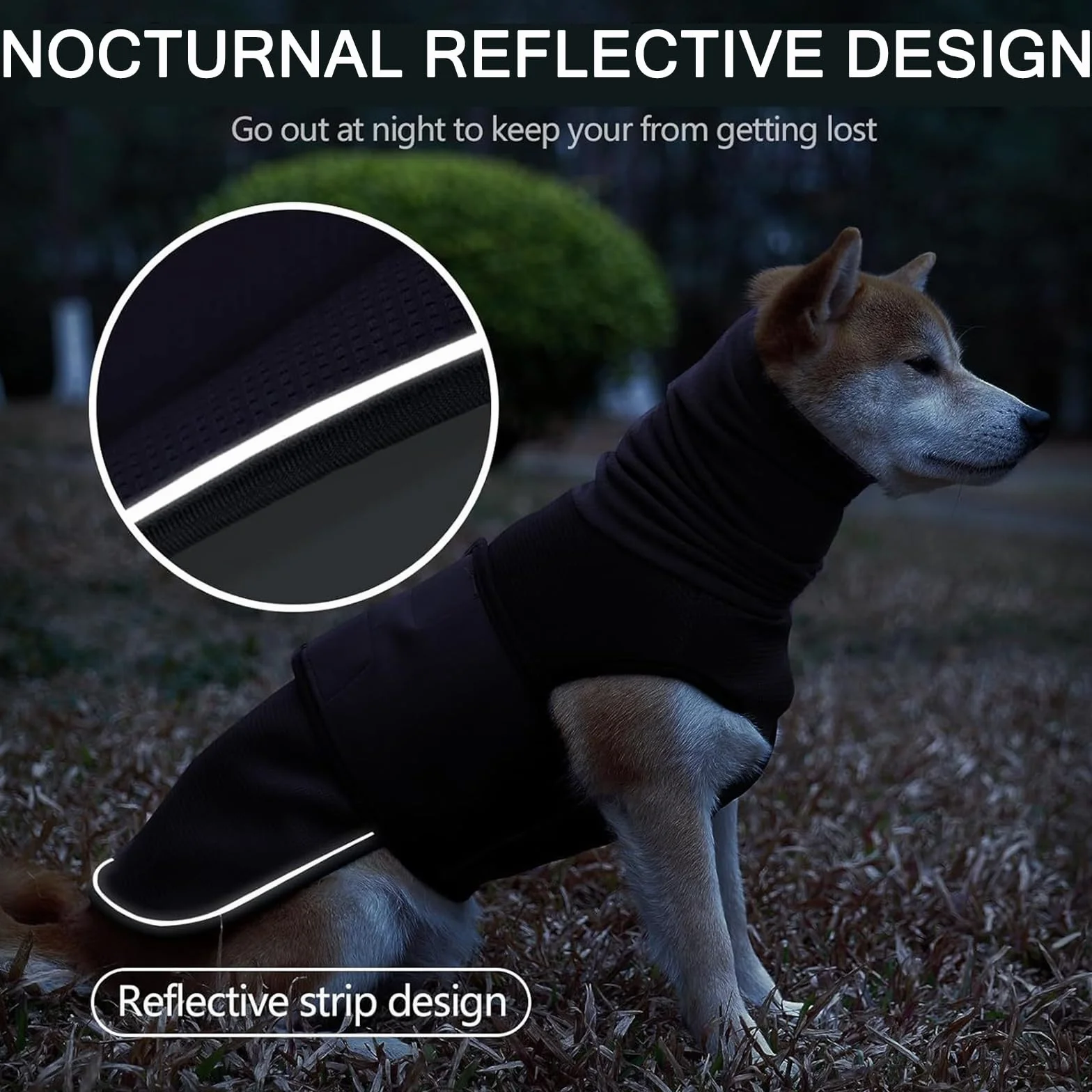 Cappotto Calmante per Cani Anti Ansia con Cappuccio
