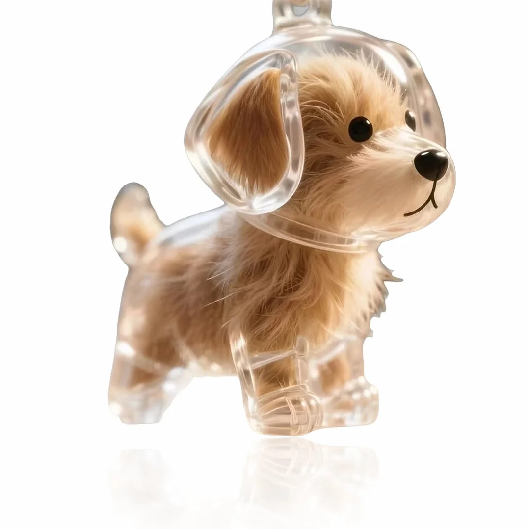 1 pezzo Portachiavi per collezionisti di peli di cane, ciondolo a capsula ricordo della pelliccia, regalo commemorativo, ciondolo commemorativo per peli di cane