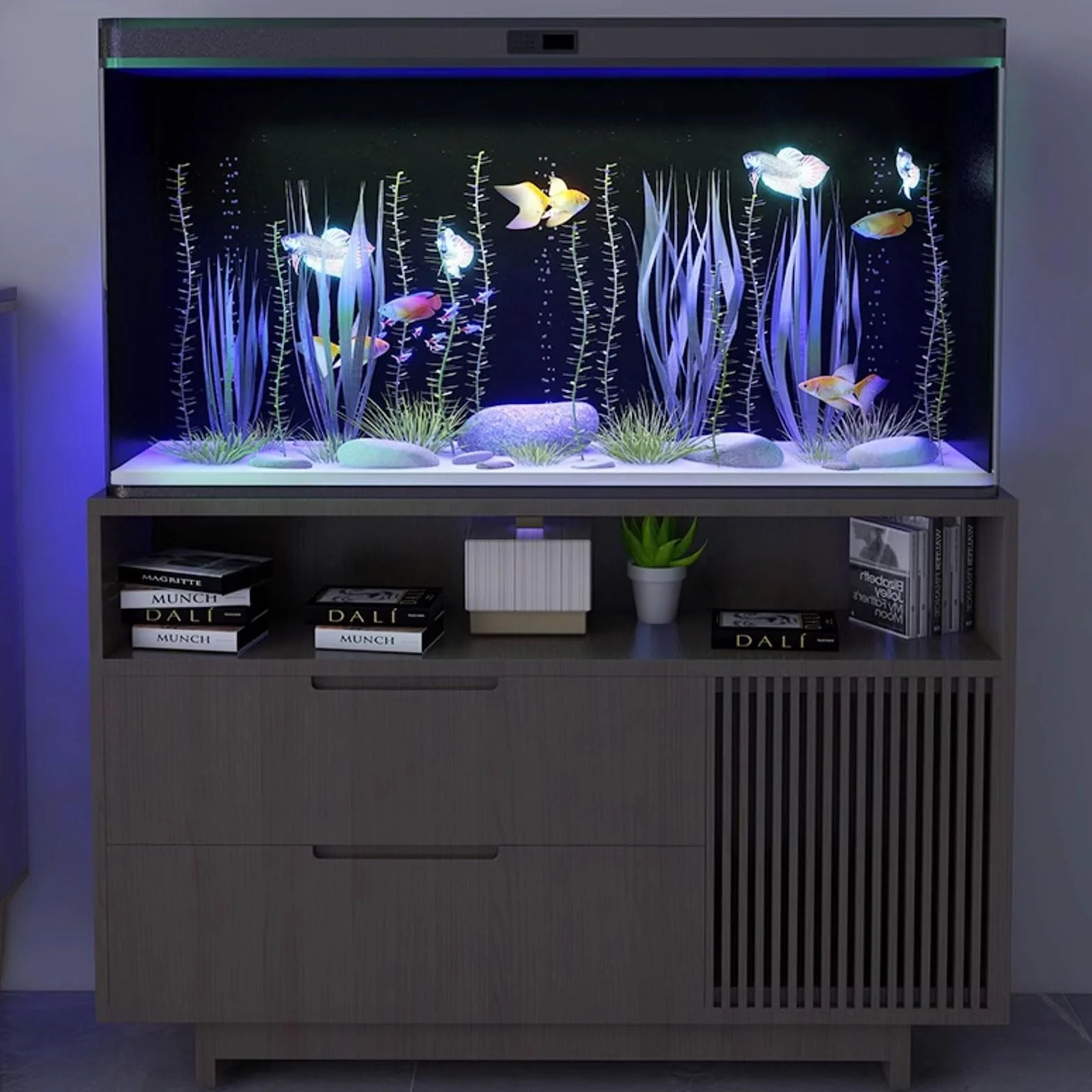 Carta da parati for acquario in PVC opaco, nero, for, decorazione statica, senza colla, sfondo riutilizzabile for acquari e terrari(50x100cm)