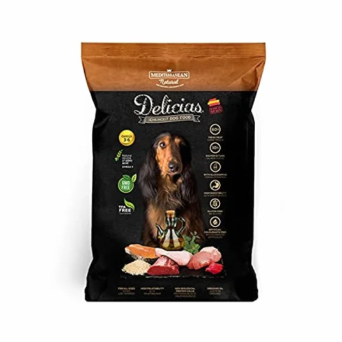 Pet Tribe Mediterranean Delicias alimento semiumido per Cani Adulti 1,5 kg