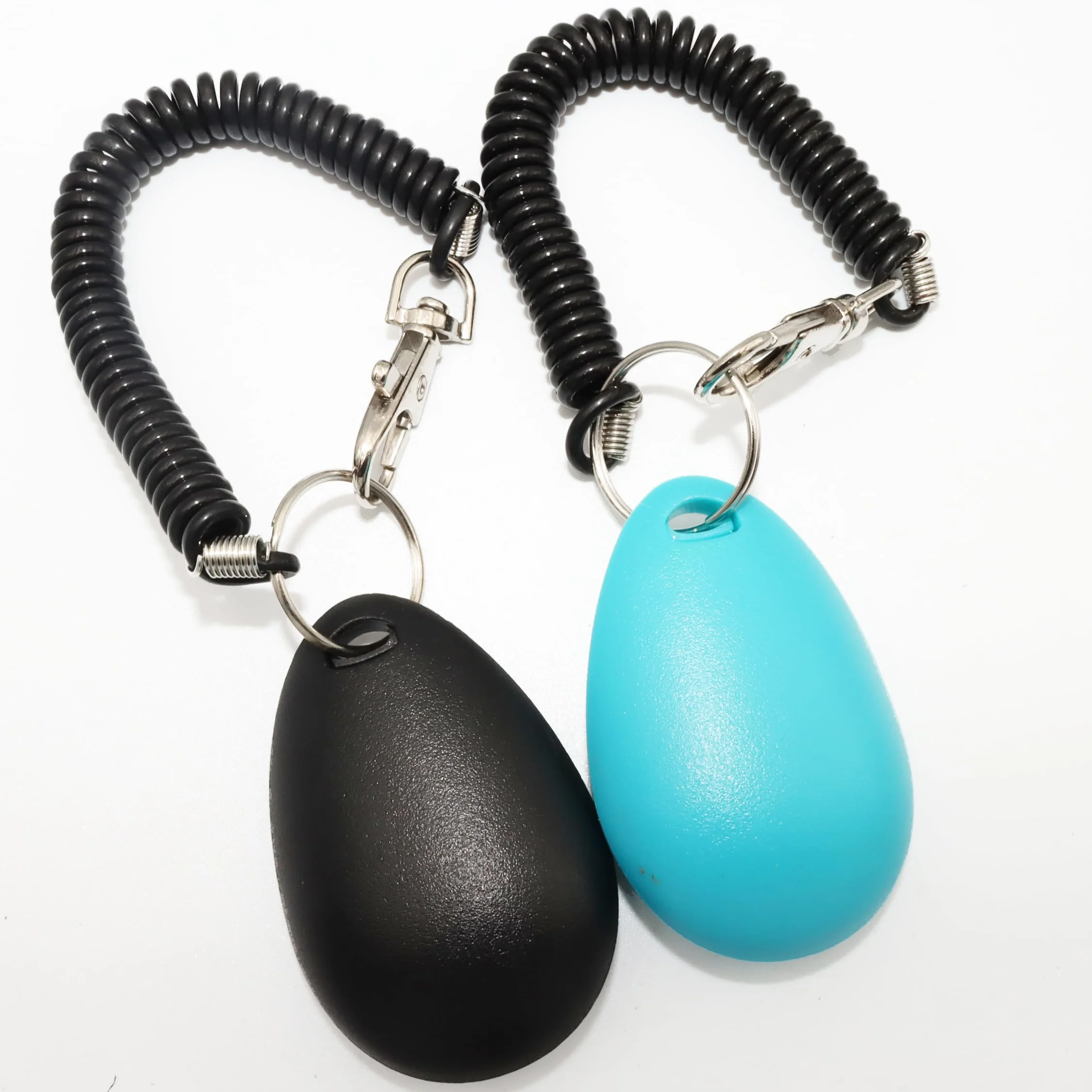 Newnewstar Pet Training clicker con Cinturino da Polso – Dog Training Clickers, New Black + Blue