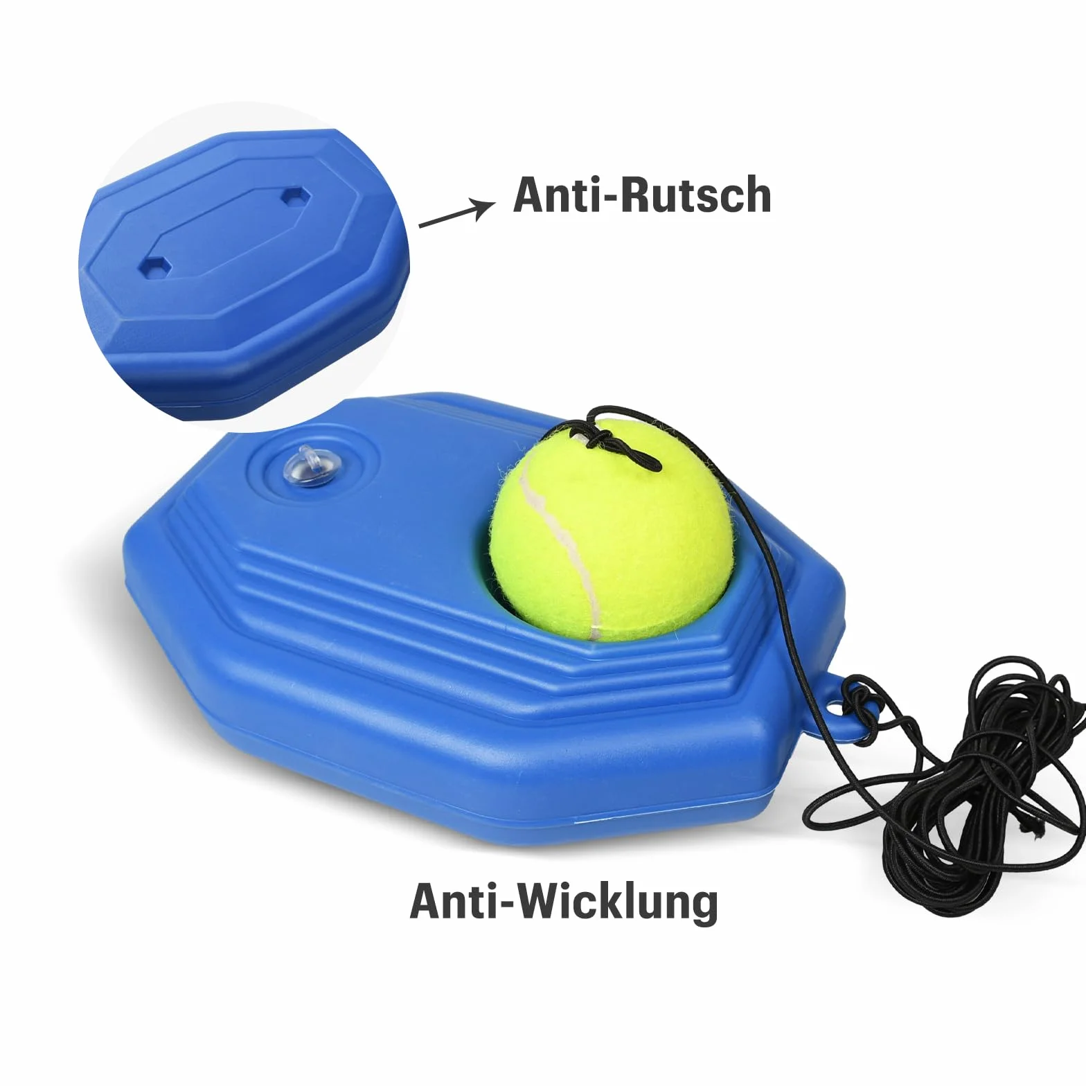 Allenatore Tennis con Base, Corda e Palla da Allenamento