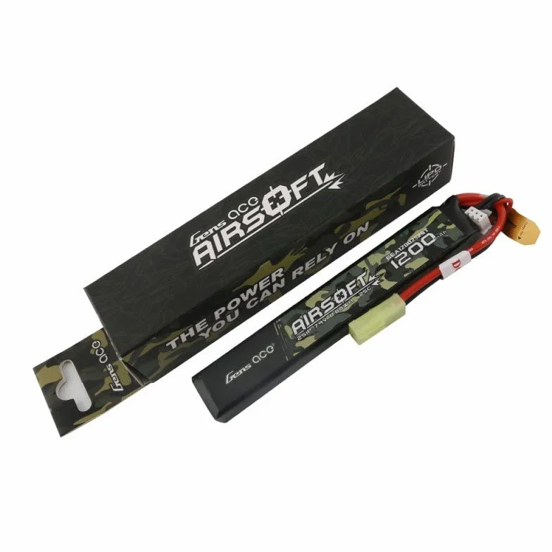 Gensace Accu Lipo 1200 mAh 7,4 V 2S 25C