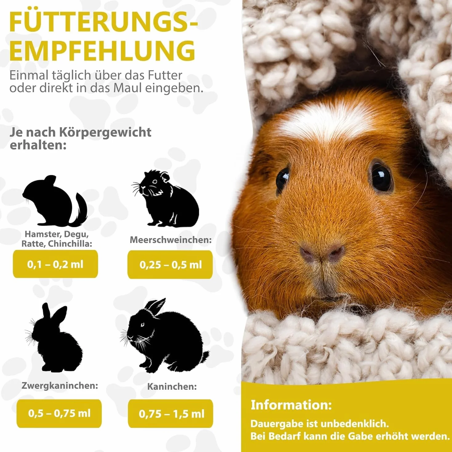 Alfavet RodiCare Hepato (20 ml) – Supporto della funzione epatica e del metabolismo nei conigli, porcellini d’India e piccoli roditori – senza zucchero, con siringa dosatrice