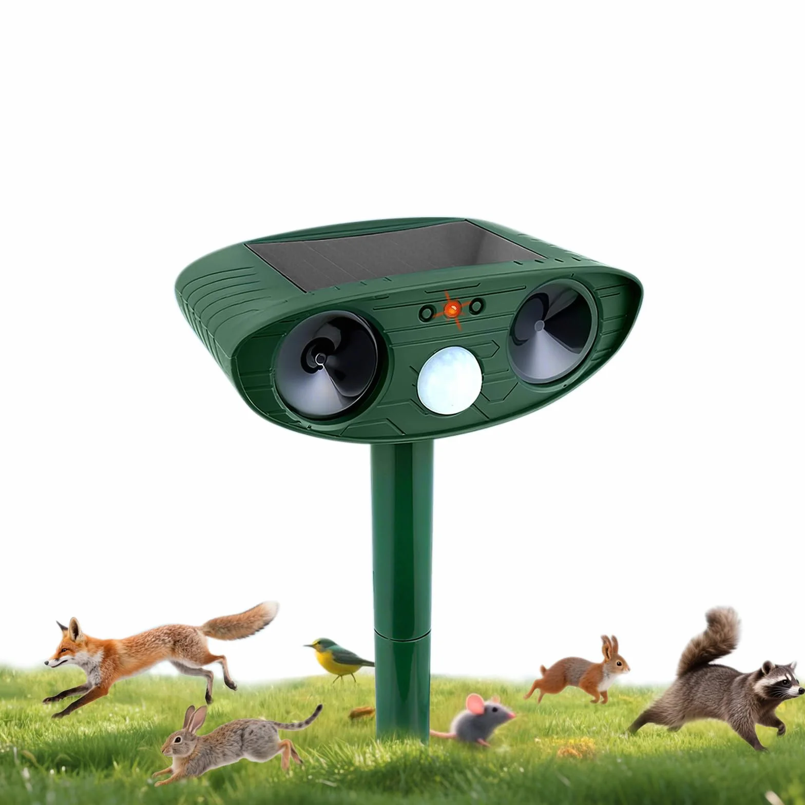 Repellente Gatti Garden, Repellente Topi Impermeabile, Dissuasore Gatti Ultrasuoni, Repellente Solare Topi, Ultrasuoni Repellente Gatti Solare, Respinge Efficacemente Gatti, Topi e Parassiti