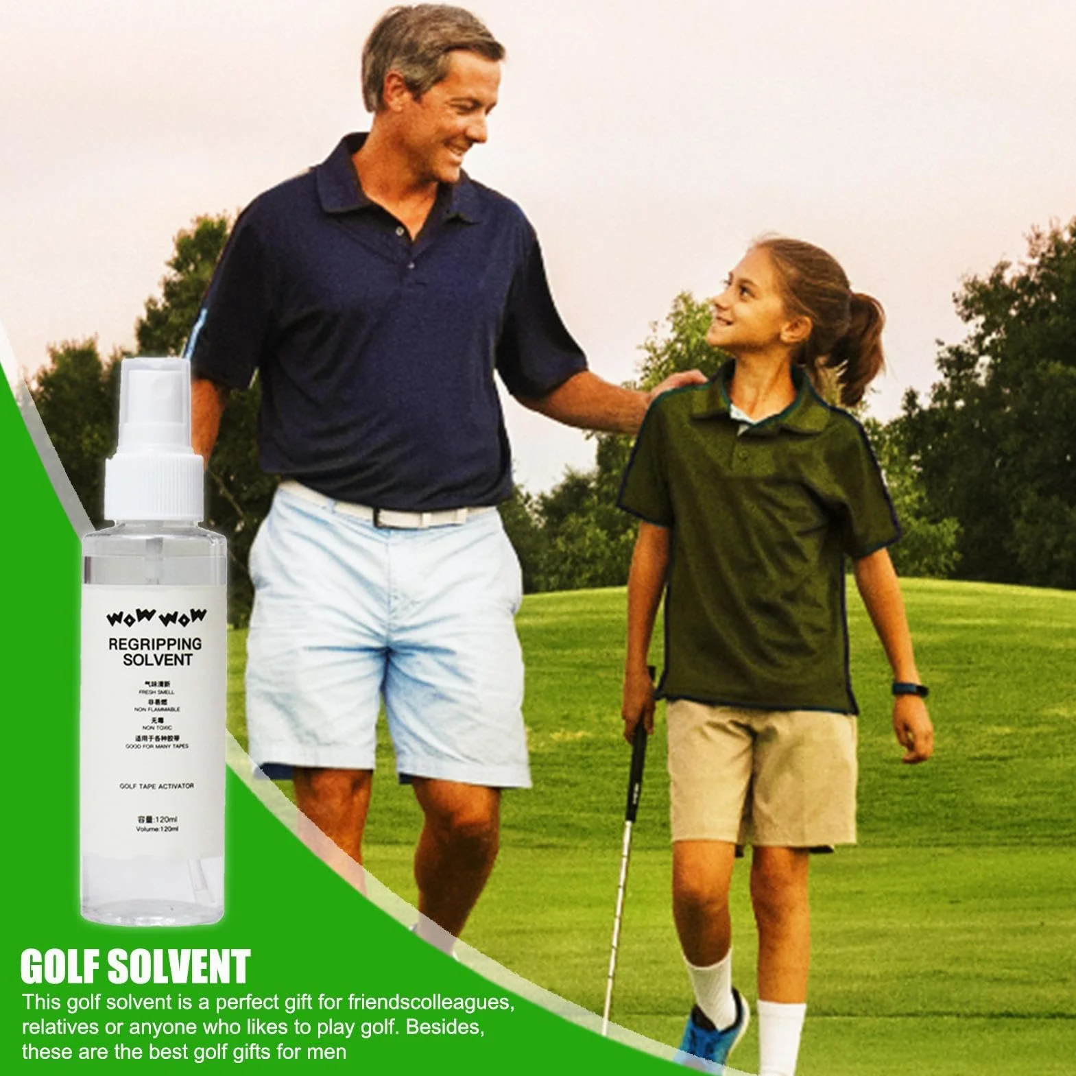 Solvente per impugnatura da golf non infiammabile inodore rimozione riparazione