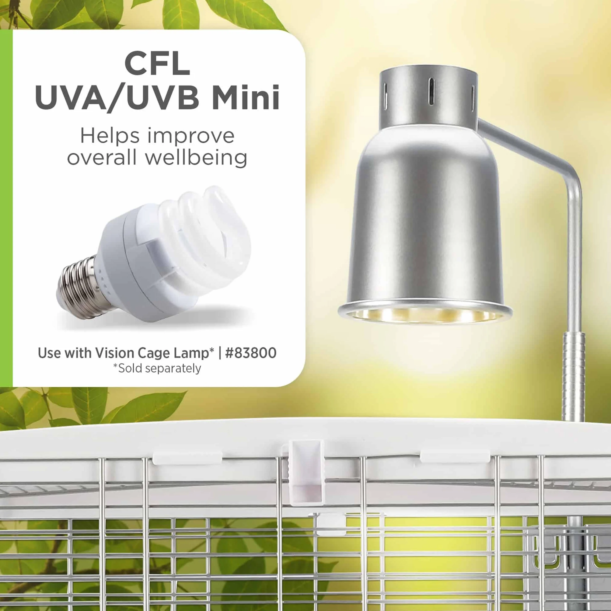 Lampade compatte Fluorescente UVA/UVB Mini Hari Vision 9 W