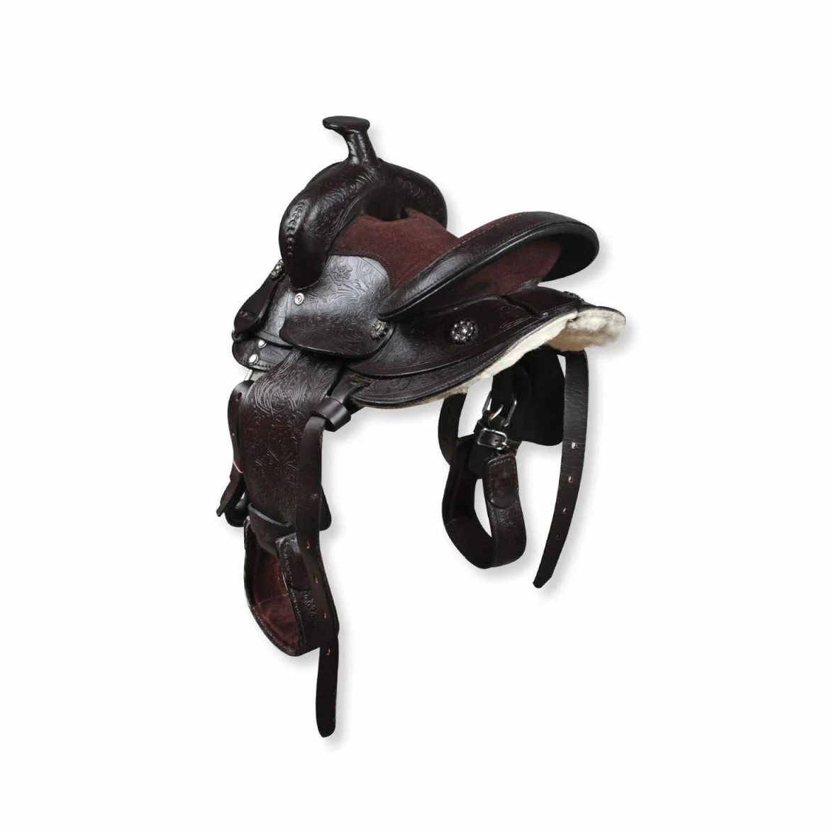 Silver Star Sella Pony Western Marrone 10” = 25,5 cm