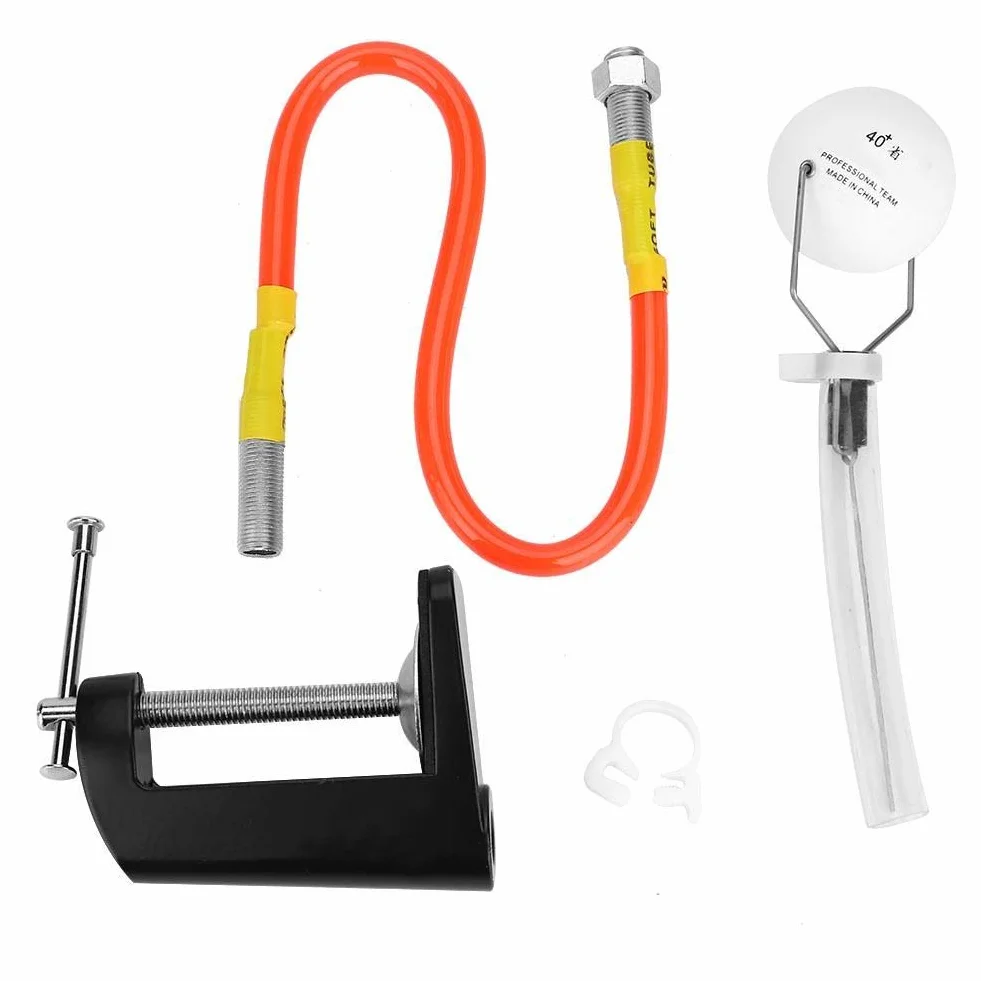 MAGT Macchina per Palline da Ping-Pong, Allenatore di Tennis da Tavolo in PVC Regolabile Fisso a Rimbalzo