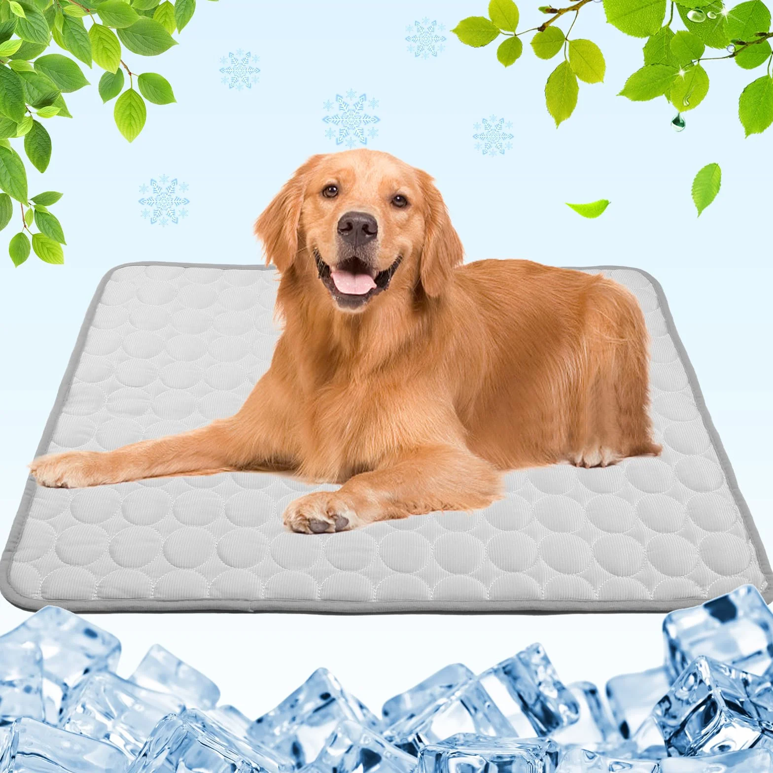 Tappetino Refrigerante per Cani Gatti, Tappeto Rinfrescante Cuccia Cane Estiva