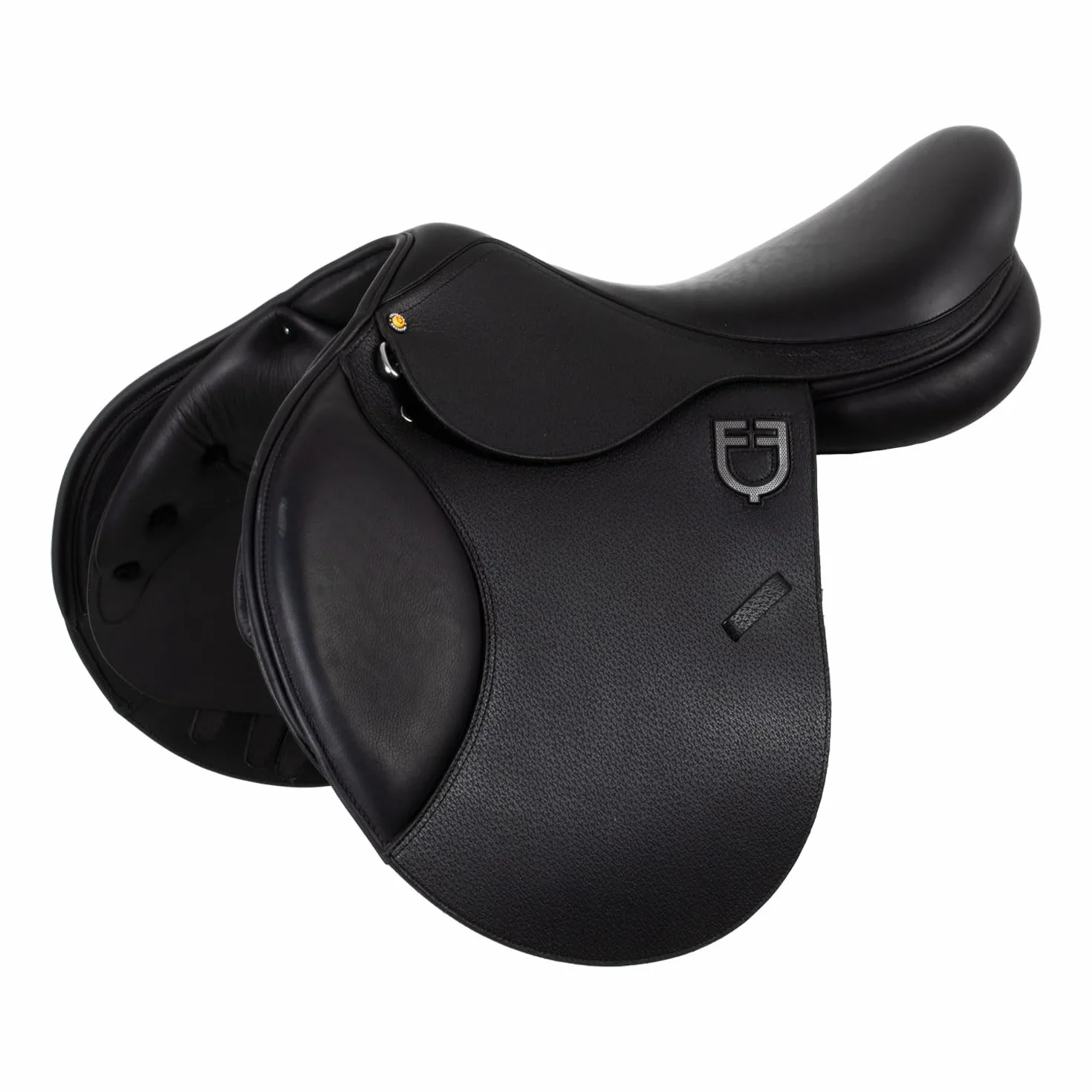 Sella da Salto Evolution Pro, Pelle Nera, 17.5"