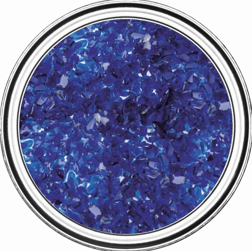 Generico Sassi Decorativi per Vasi 0,8-1,2 cm Ciottoli per Giardino Assortiti – Granulato di Marmo per Piante, Paesaggistica, Casa e Giardini - Pietre Acquario (VETRO BLU, 5 Kg)