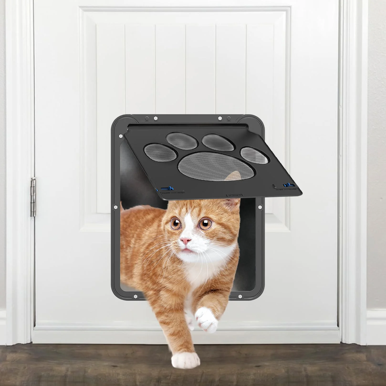 Zanzariera Gatti 29x24 cm Gattaiola con Chiusura a Chiave Magnetica per Animali Domestici