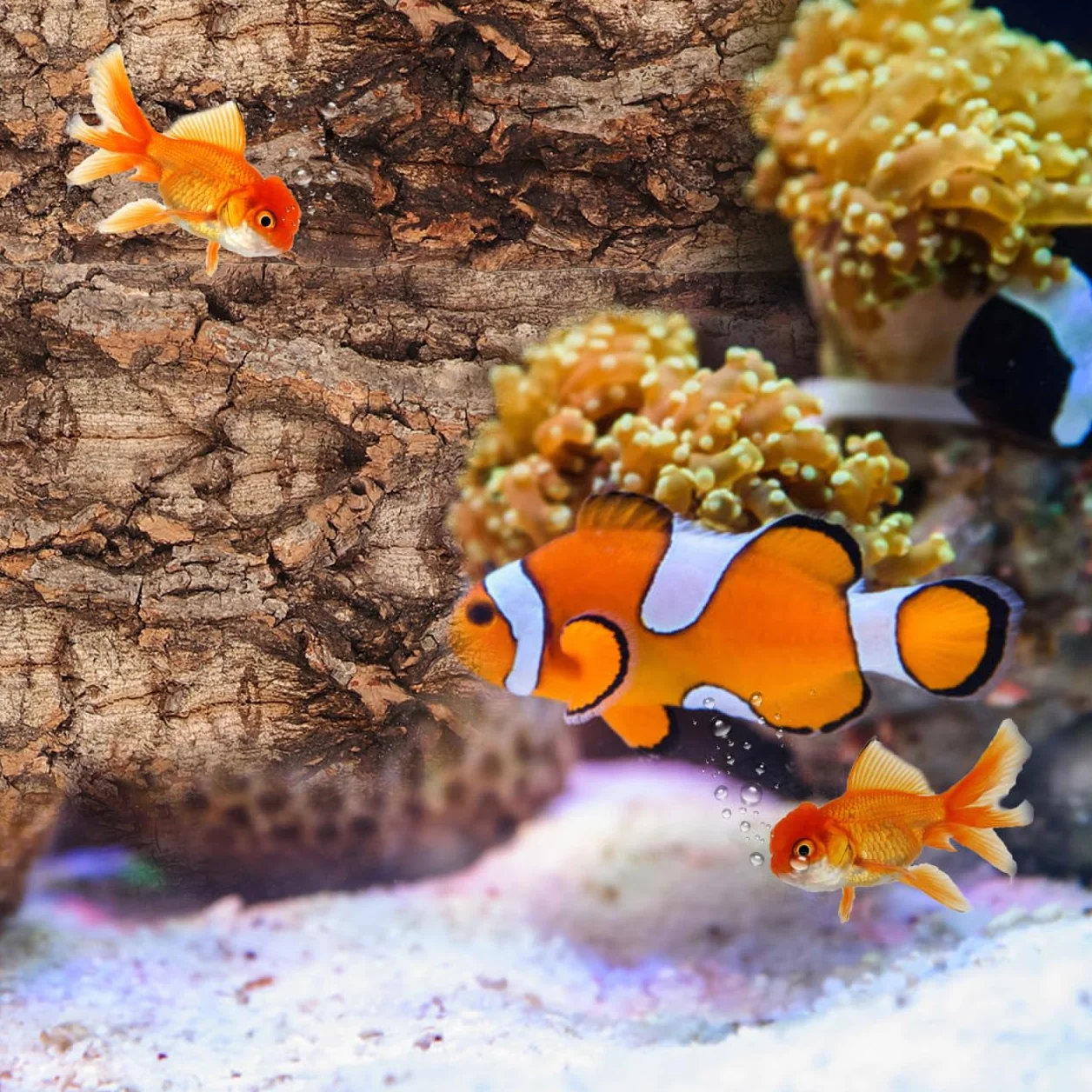 POPETPOP 3 Pezzi Corteccia di Sughero Naturale per Terrario, Sfondo per Rettili, Decorazione per Acquario e Vivario, Kit Varie Dimensioni per Drago Barbuto e Geco