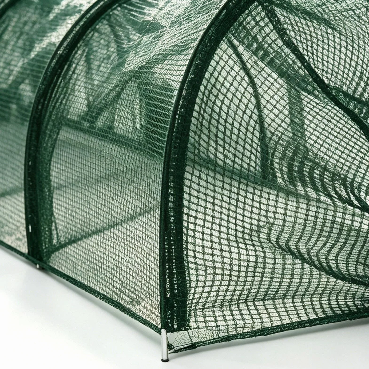 Tunnel lungo pieghevole per pollo, rete flessibile con clip di installazione rapida, recinto mobile per animali, gabbia esterna per anatre, oche, conigli, piccoli animali domestici, pulcini