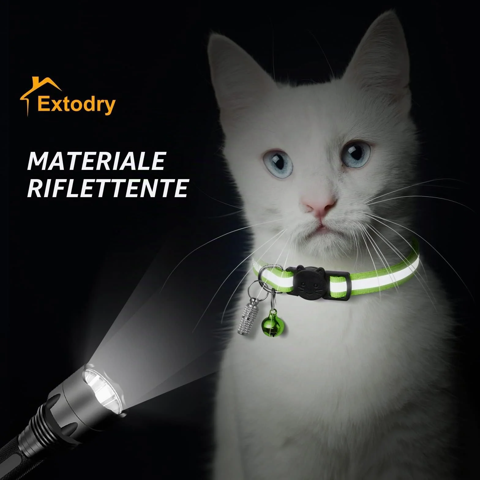 12 Pcs Collare Gatto Riflettenti,Collari per Gatti Antistrozzo con Campanellino,Regolabile 19-32 cm,Sicuro,Nylon,Personalizzato Accessori Animali Domestic(12 Colori e 2 Etichette Anti-Perso)