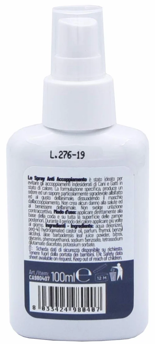 My Love Antiaccoppiamento Spray per Cani e Gatti 100ml
