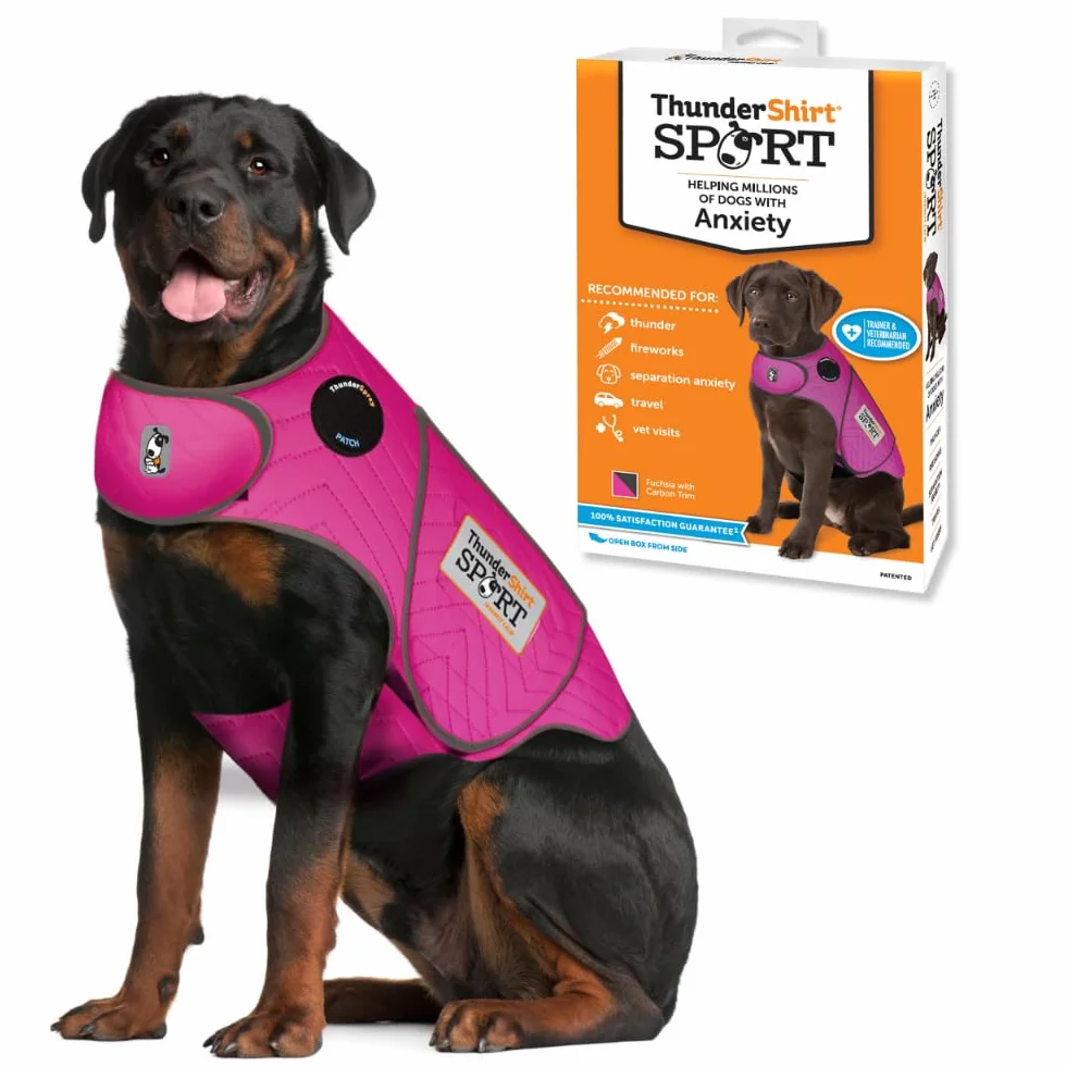 Thundershirt gilet per cani XXL fucsia sport ansia