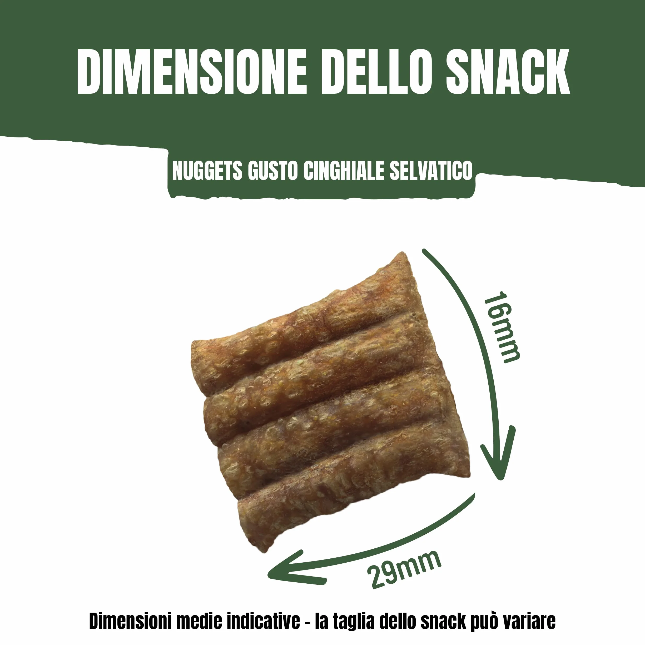 Purina Adventuros Snack Cane Nuggets al Gusto Cinghiale - 6 Buste da 90 g Ciascuna
