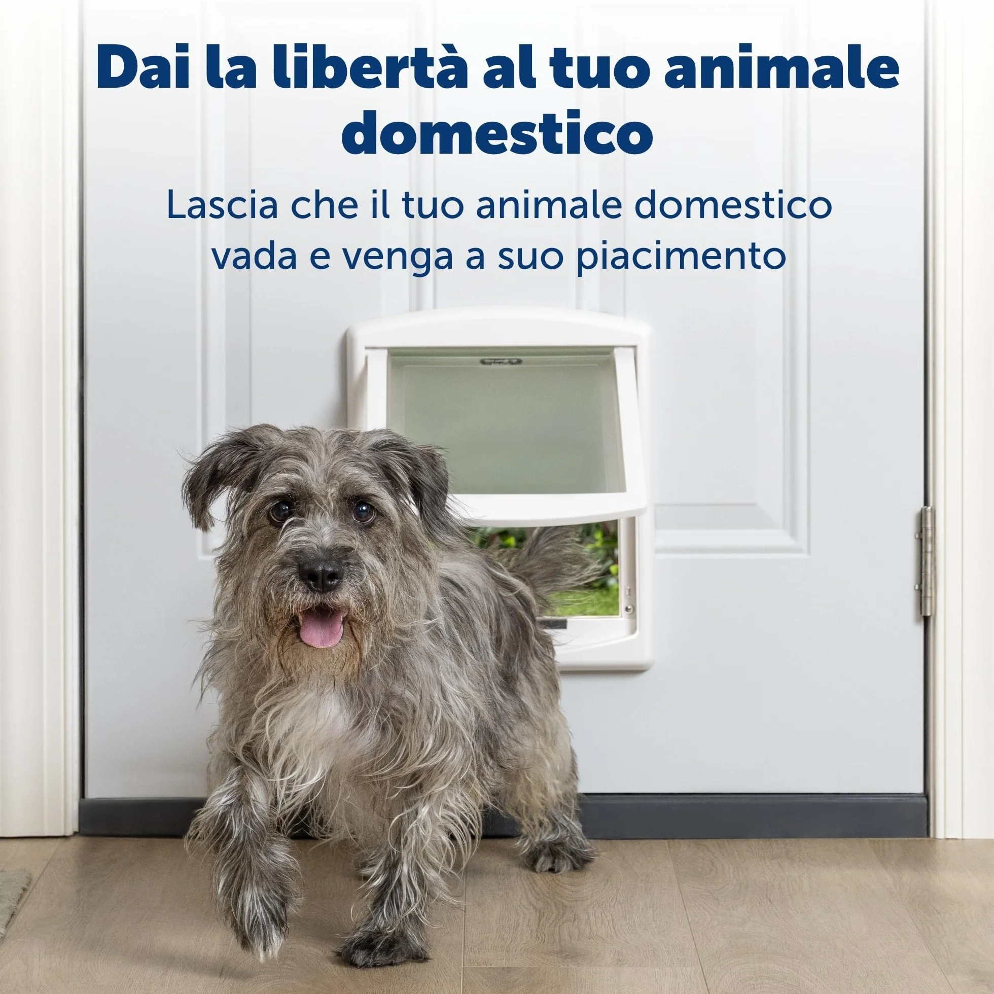 PetSafe Staywell Original Gattaiola per Gatti Porta Ingresso Uscita Bianco Medio