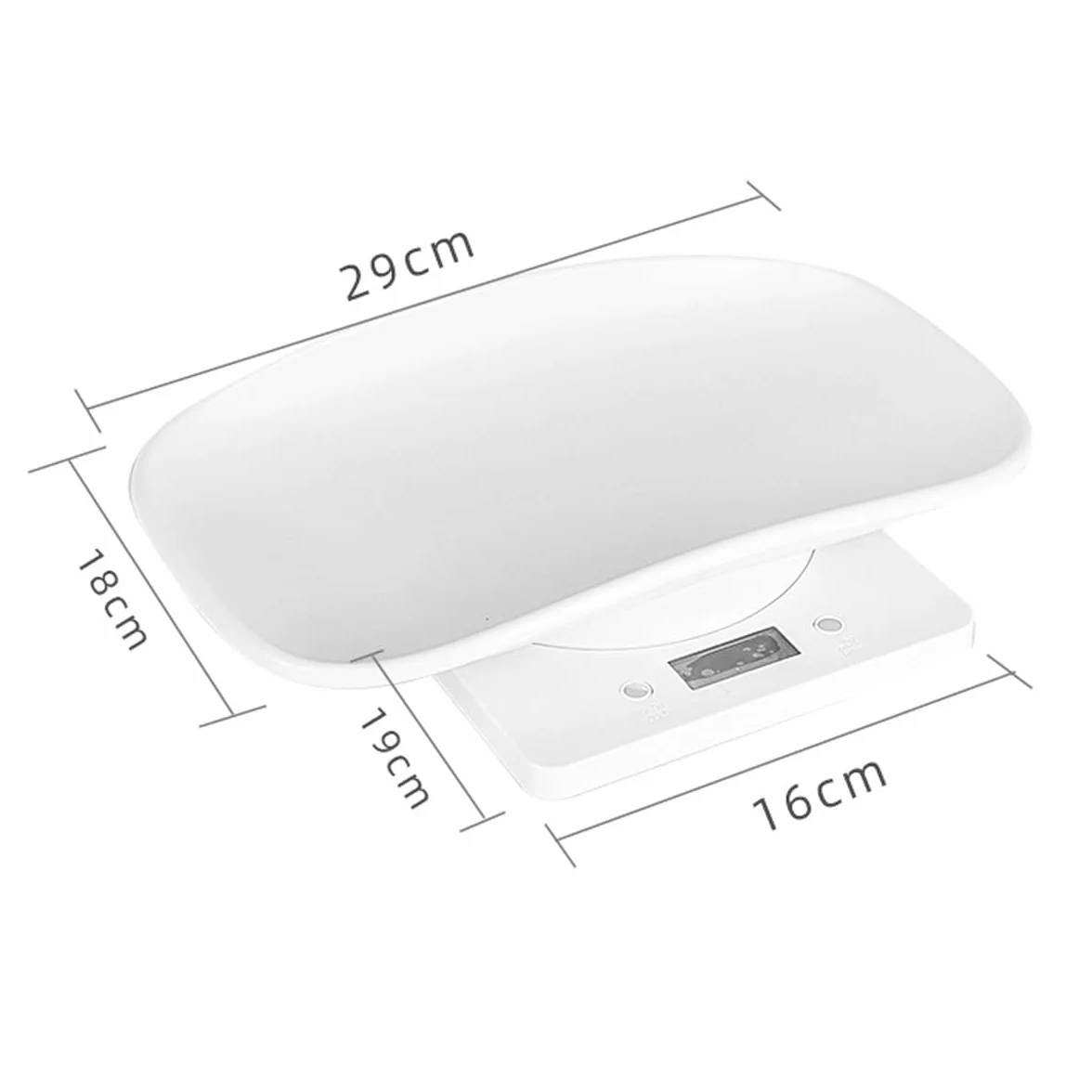 Bilancia Digitale per Animali Domestici Bilancia per Gatti Piccola Bilancia per Il Peso Fino a 10 kg Bilancia Elettronica LCD per misurare Mini Animali Bilancia da Cucina per Alimenti