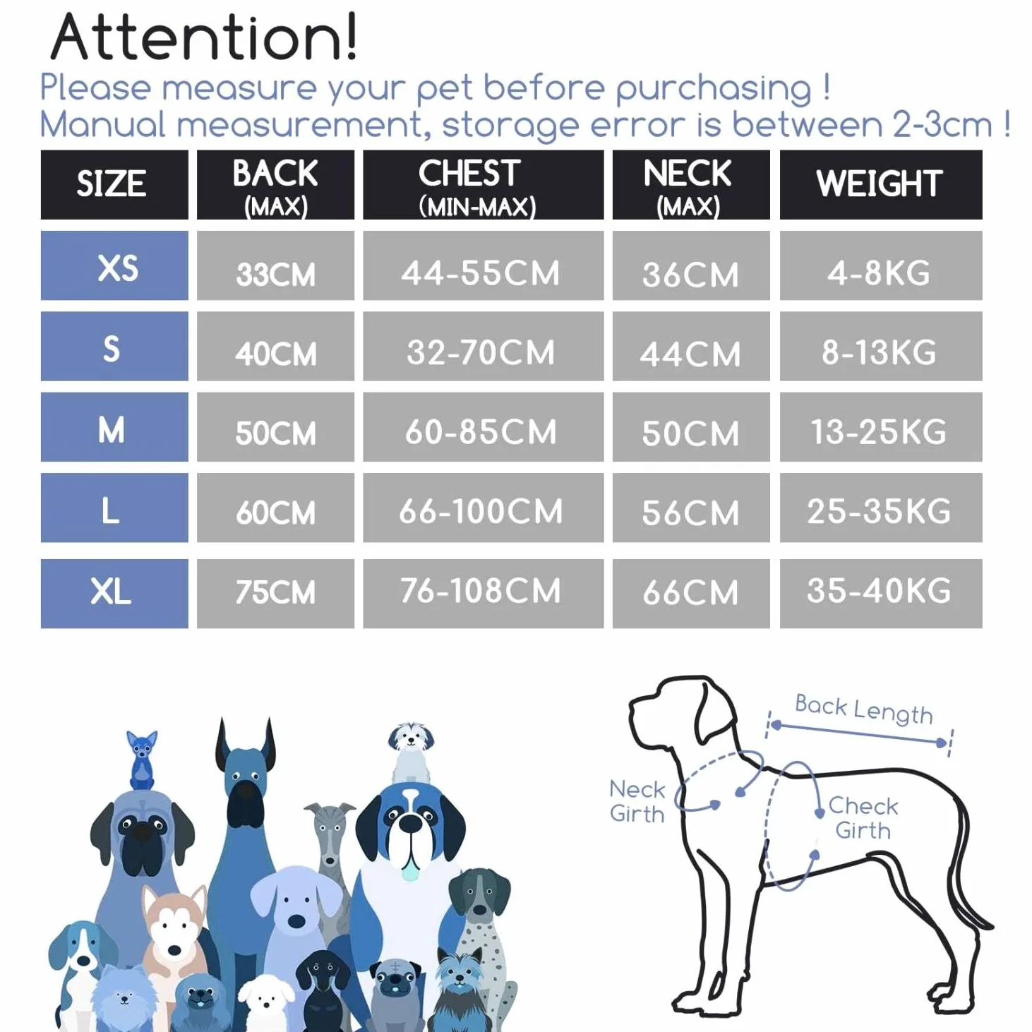 Nobleza Accappatoio per Cani in Microfibra con Velcro, Super Assorbente e Ad Asciugatura Rapida, Accappatoio per Cani e Gatti, Cinque Taglie, Morbido Asciugamano per Cani (L)(1)