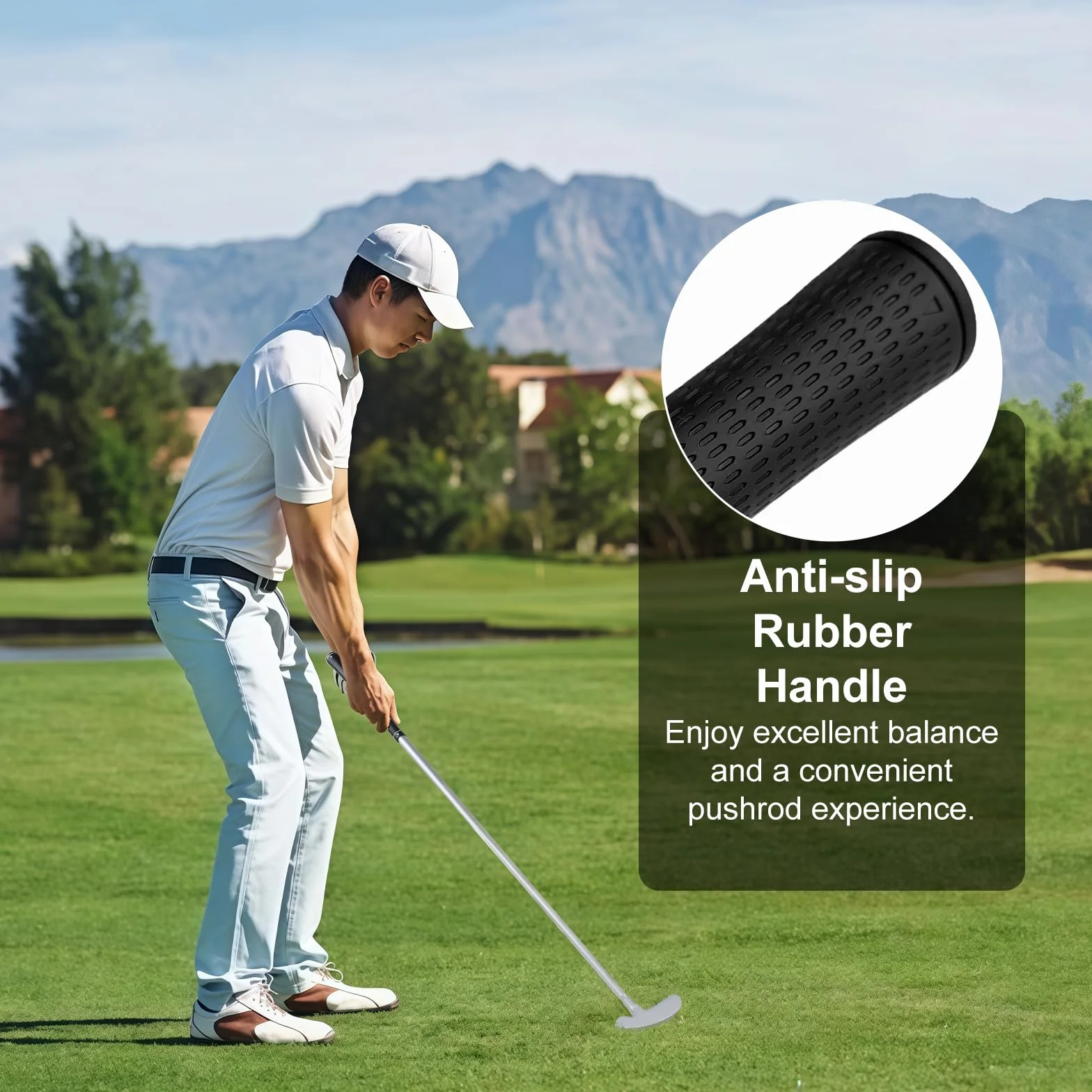 Flintronic Putter da Golf Portatile Regolabile per Destri e Mancini Indoor Outdoor