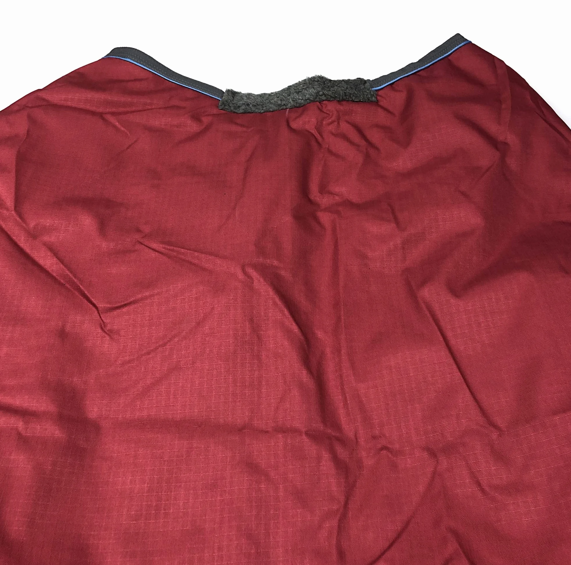 Horses, Coperta da Paddock per Cavallo Turnout 400 gr, Impermeabile, Resistente, Imbottita, con Cinghie ad Incrocio, BORDEAUX, 155 cm