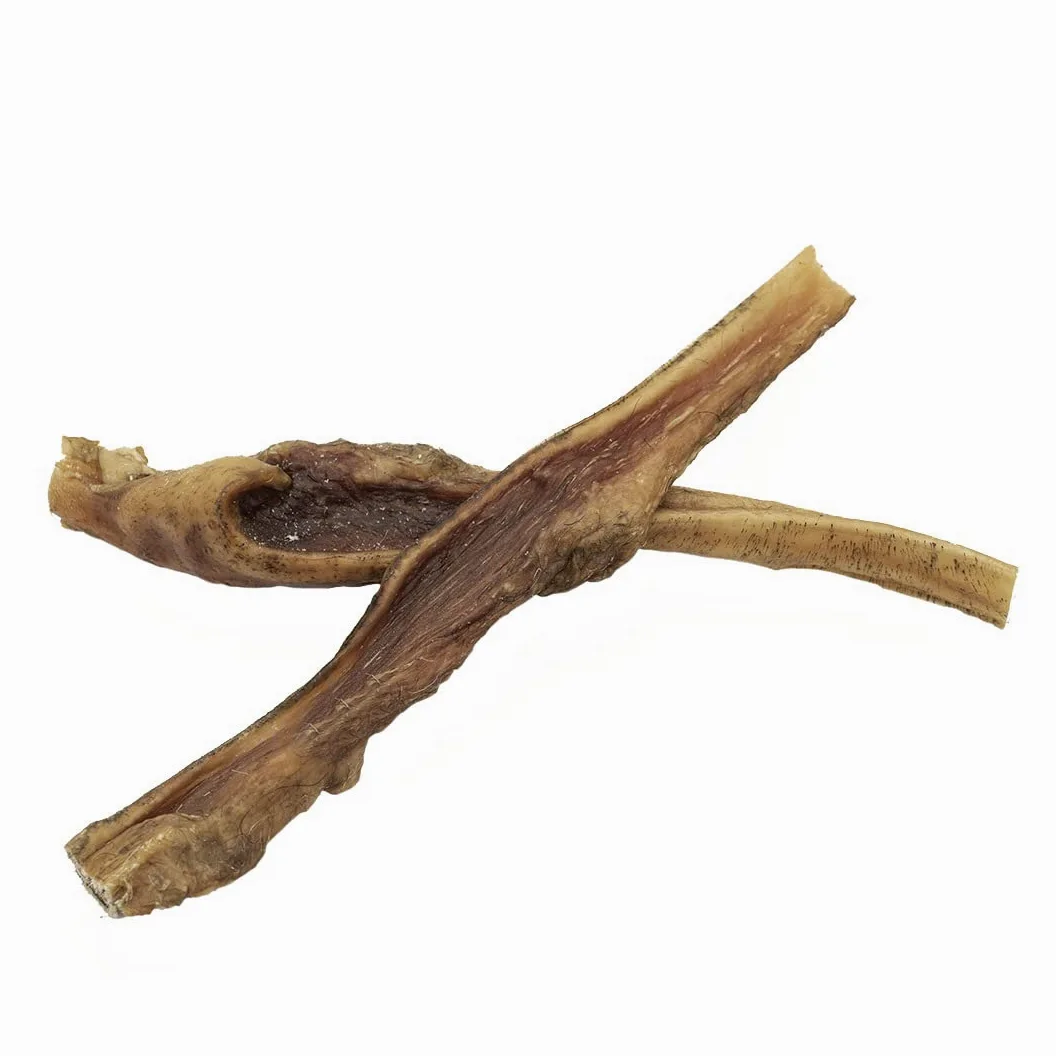 Snack Disidratato per Cani - Strisce di Pelle di Bovino - Sacchetto da 1kg - 15 cm - Sapore Pancetta - Senza Cereali - Gengive Sane - Dolci Cani - Prodotto in Spagna - GESPETFOOD