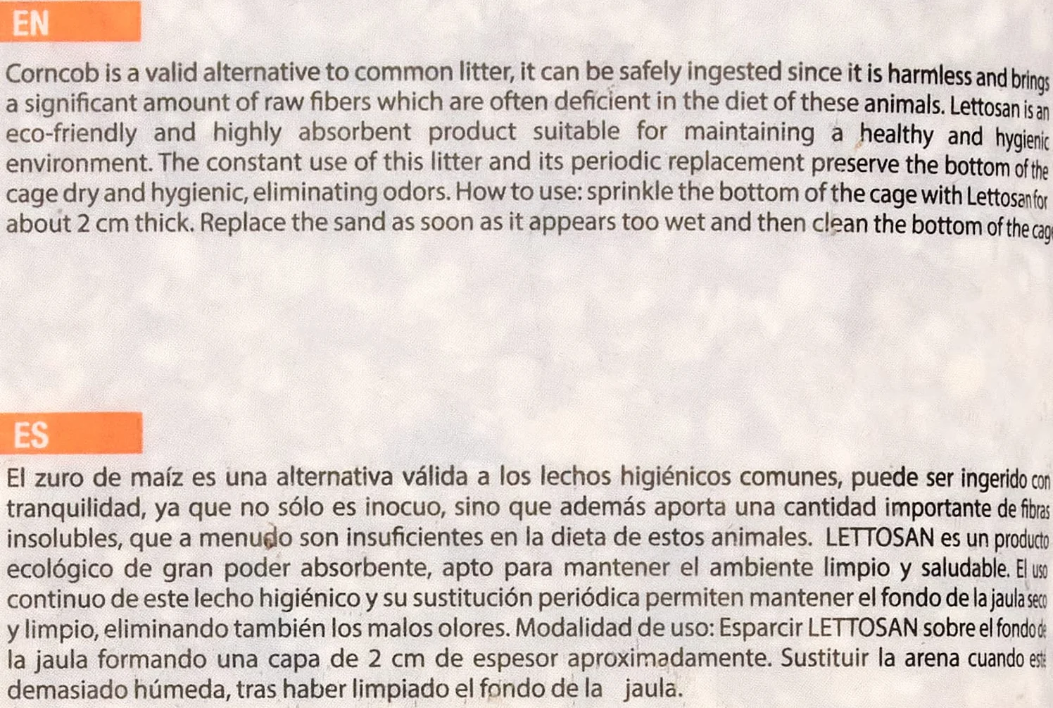 Croci Lettiera vegetale LETTOSAN 4L