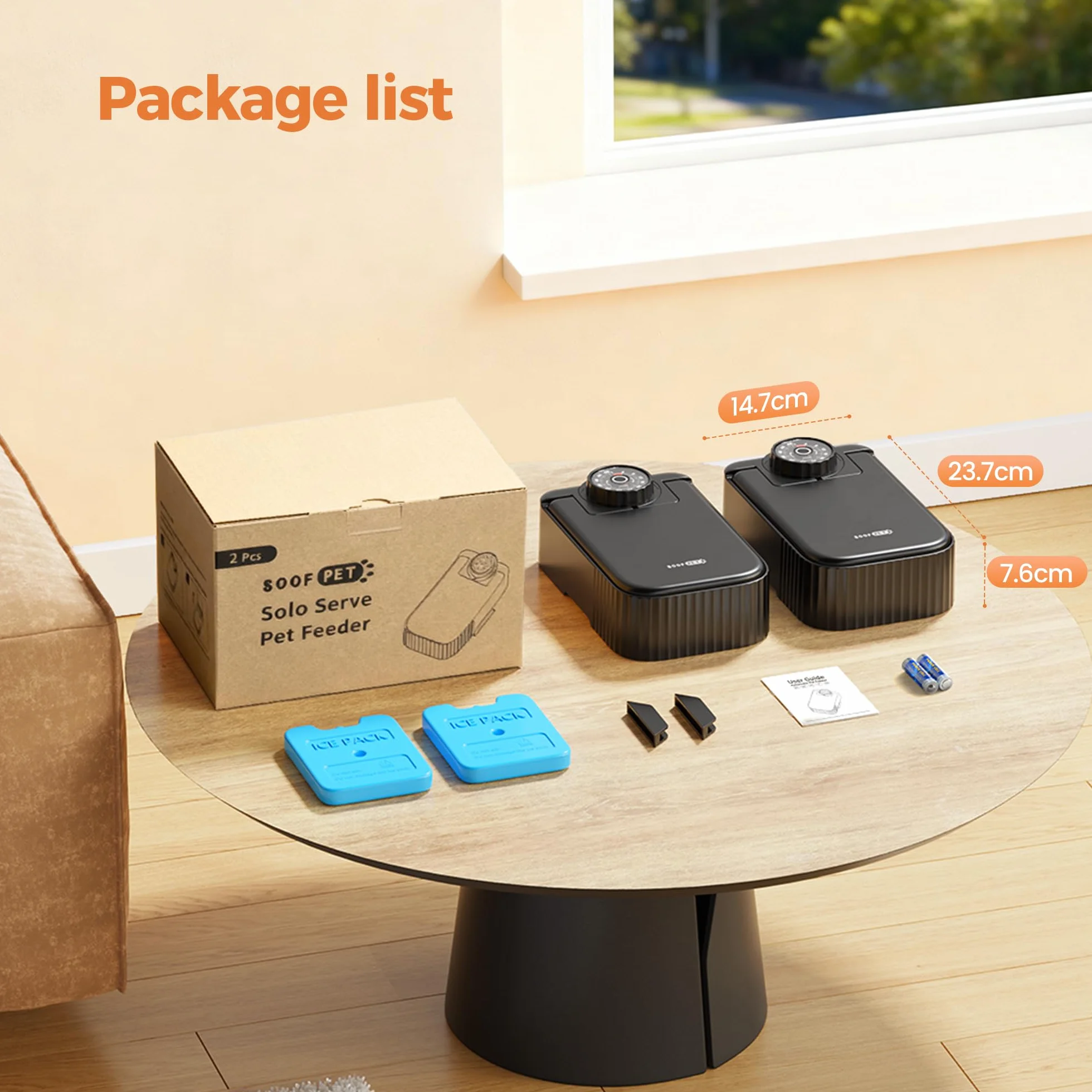 Distributore Automatico Cibo Gatti Umido: Dispenser Crocchette Gatto con Timer di 48 Ore - Dosatore Crocchette per Gatti senza Fili con 1 AA Batteria - Pasti Fino a 350g Ciascuno - Nero