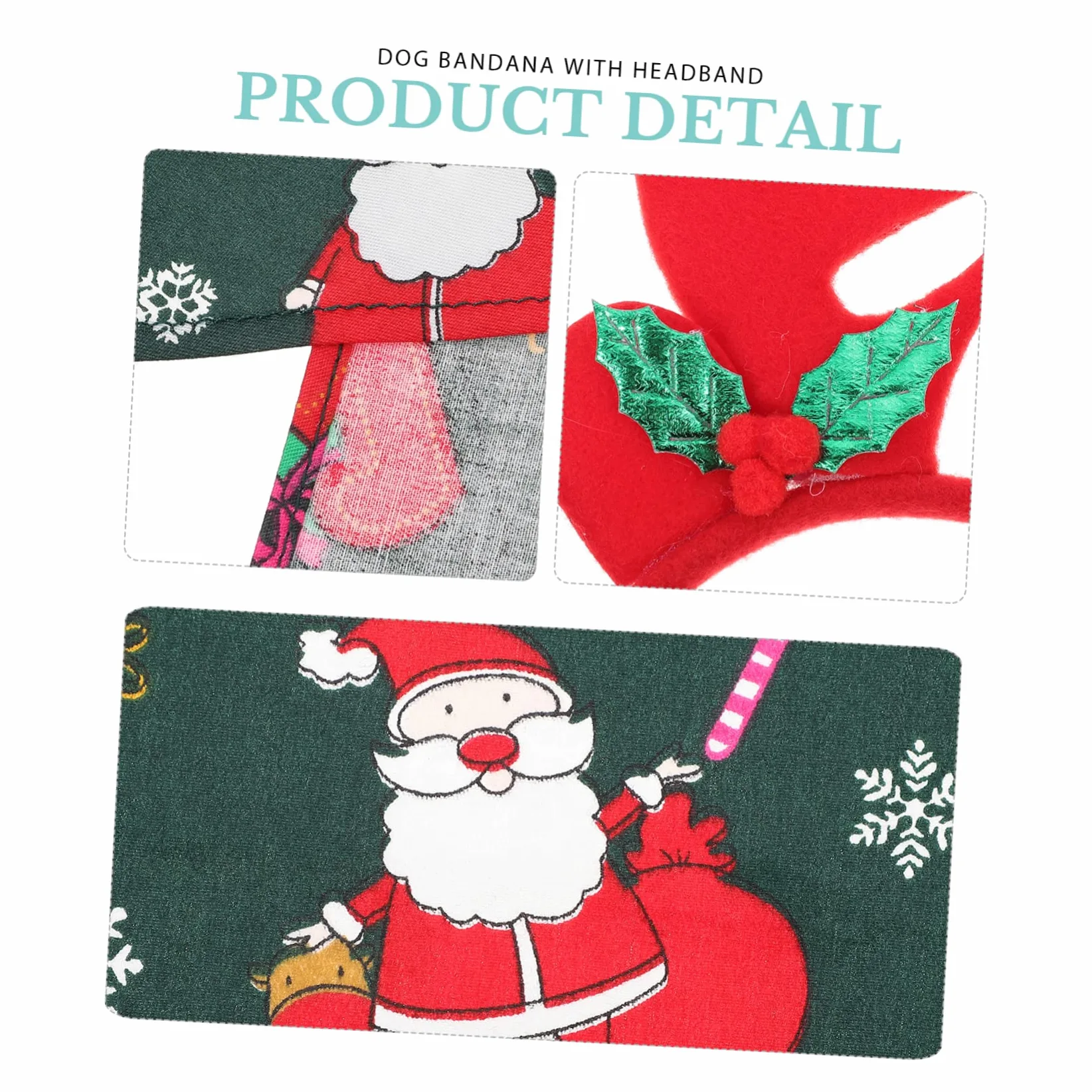 POPETPOP 3 Set di Bandane Natalizie per Cani Sciarpe E Foulard Riutilizzabili E Lavabili Accessori per Cani