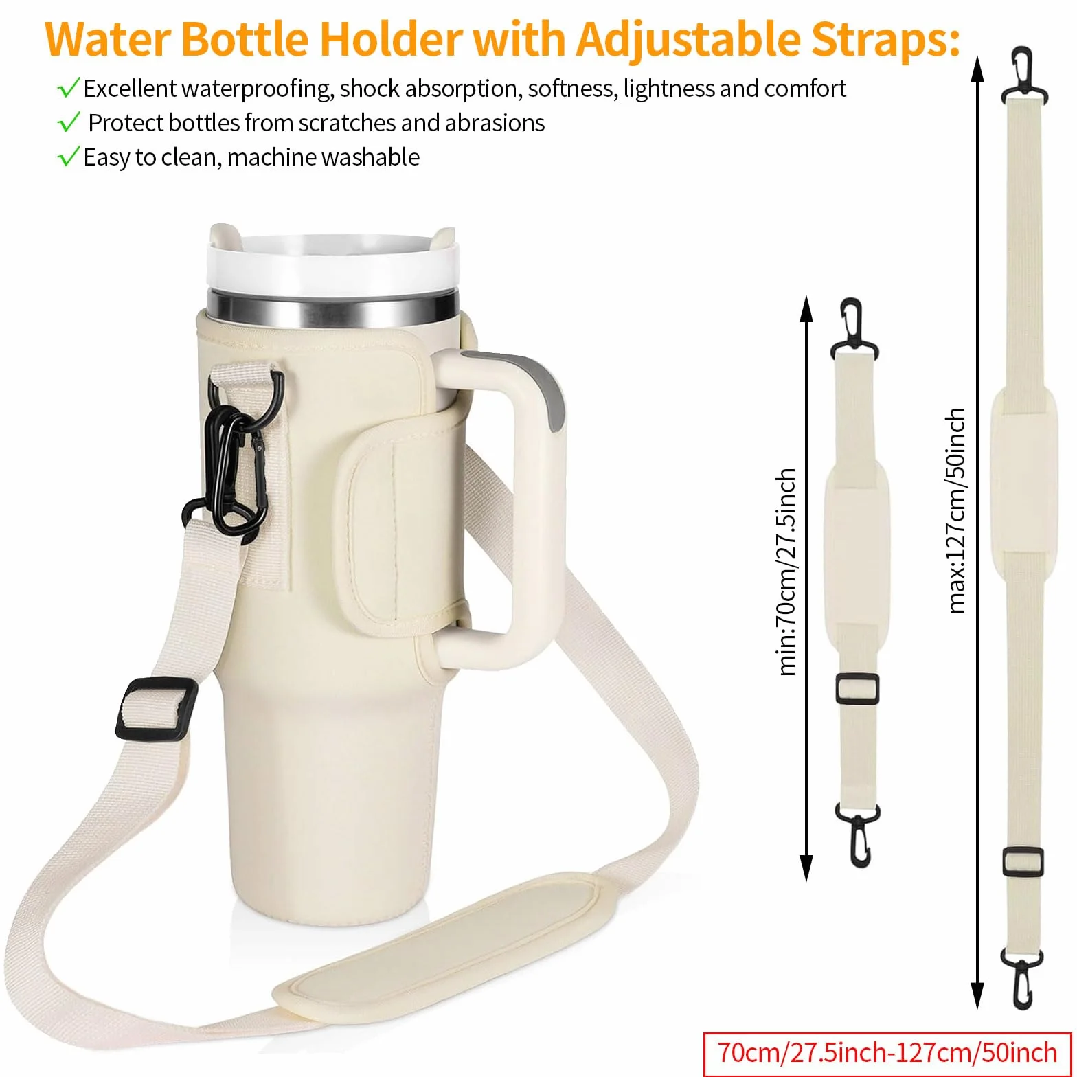 Stanley 40 Oz Borsa Trasporto Bottiglia Acqua Portaborraccia con Tracolla Regolabile