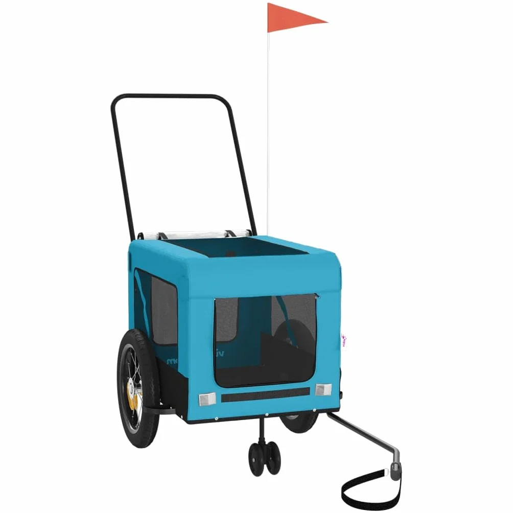 vidaXL rimorchio per Bici per Animali Domestici rimorchi per Bici per Animali Domestici rimorchio per Bici
