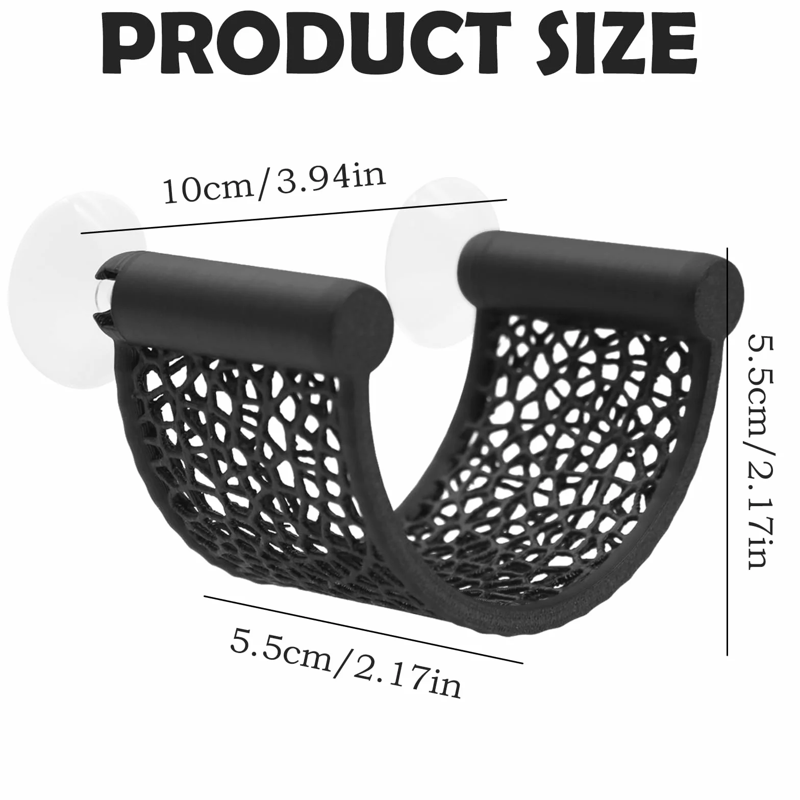1 Pezzi Amaca per Pesci Betta, Posto di Riposo Galleggiante a Forma di U con Ventosa, Decorazione per Acquari di Piccole Dimensioni, Accessori da Tavolo per Betta e Gamberetti (Nero)