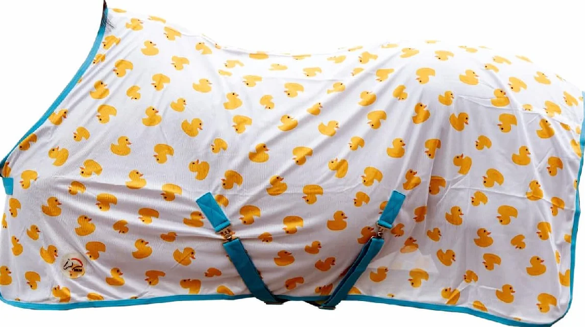 HKM Naples Coperta anti-mosche Blu/Giallo 145