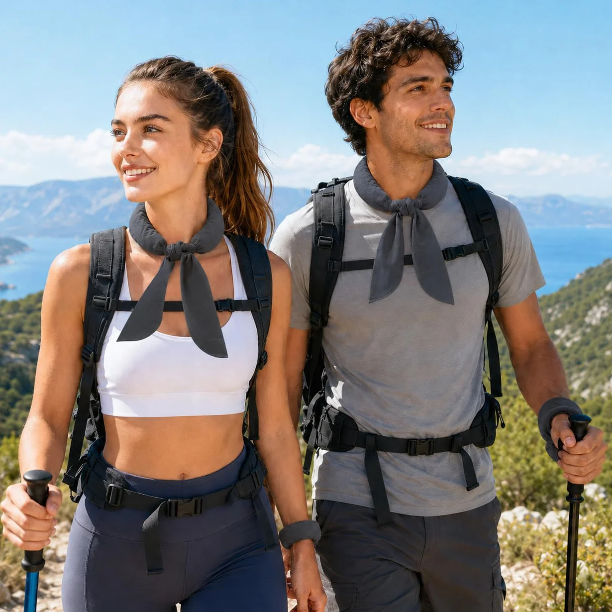 Panni rinfrescanti per il collo, scaldacollo sportivo unisex per uomo, donna e animali domestici