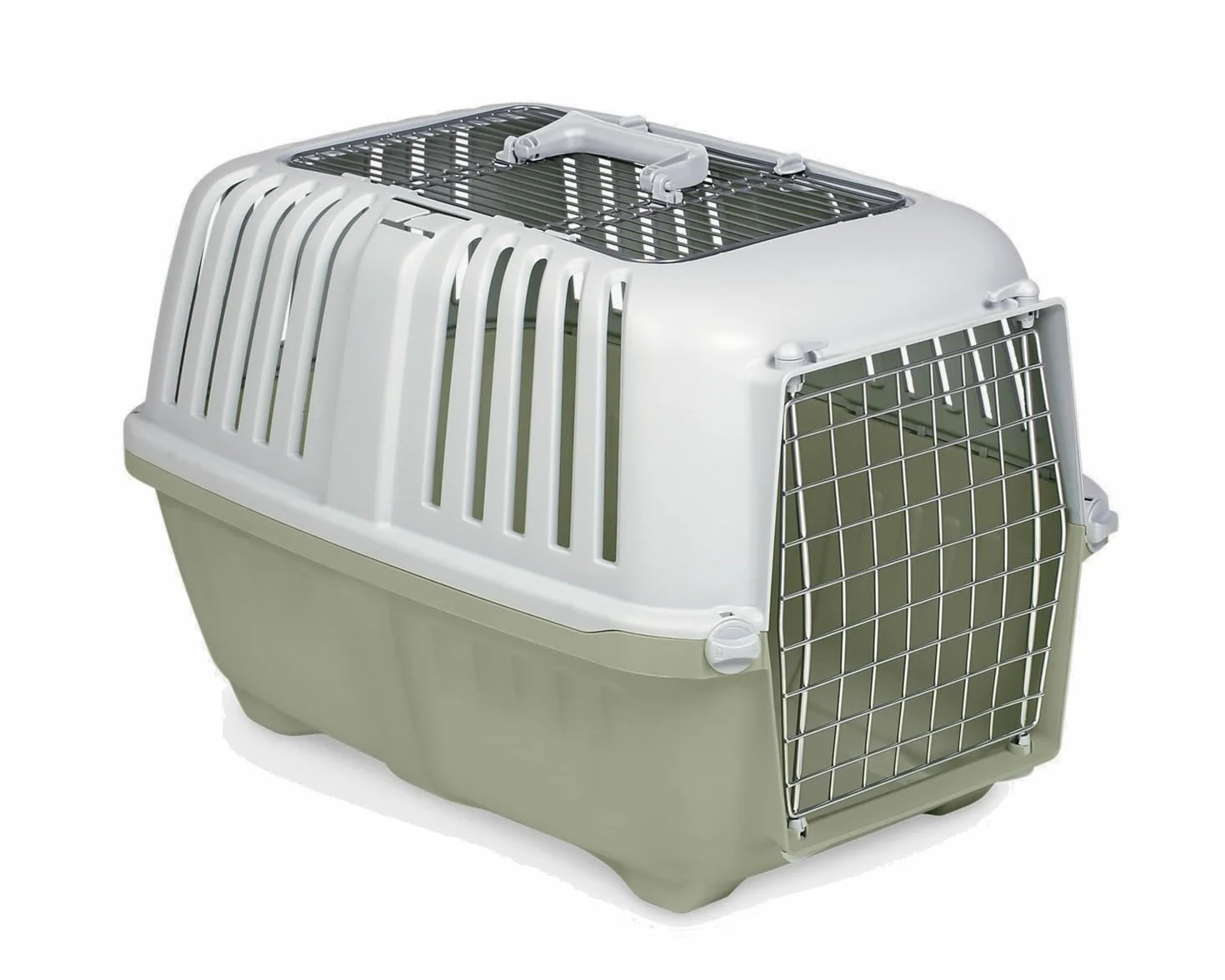 Trasportino pratiko 3 metal open per Cani e Gatti da Viaggio Trasporto 58,5x35,5x40h