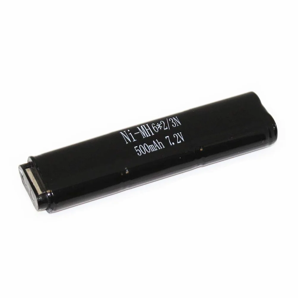 CYMA Batteria ricaricabile Ni-MH 7,2V 500mAh per Airsoft AEG CM030 CM121 CM122 CM123 CM125 CM126 CM127 AEP