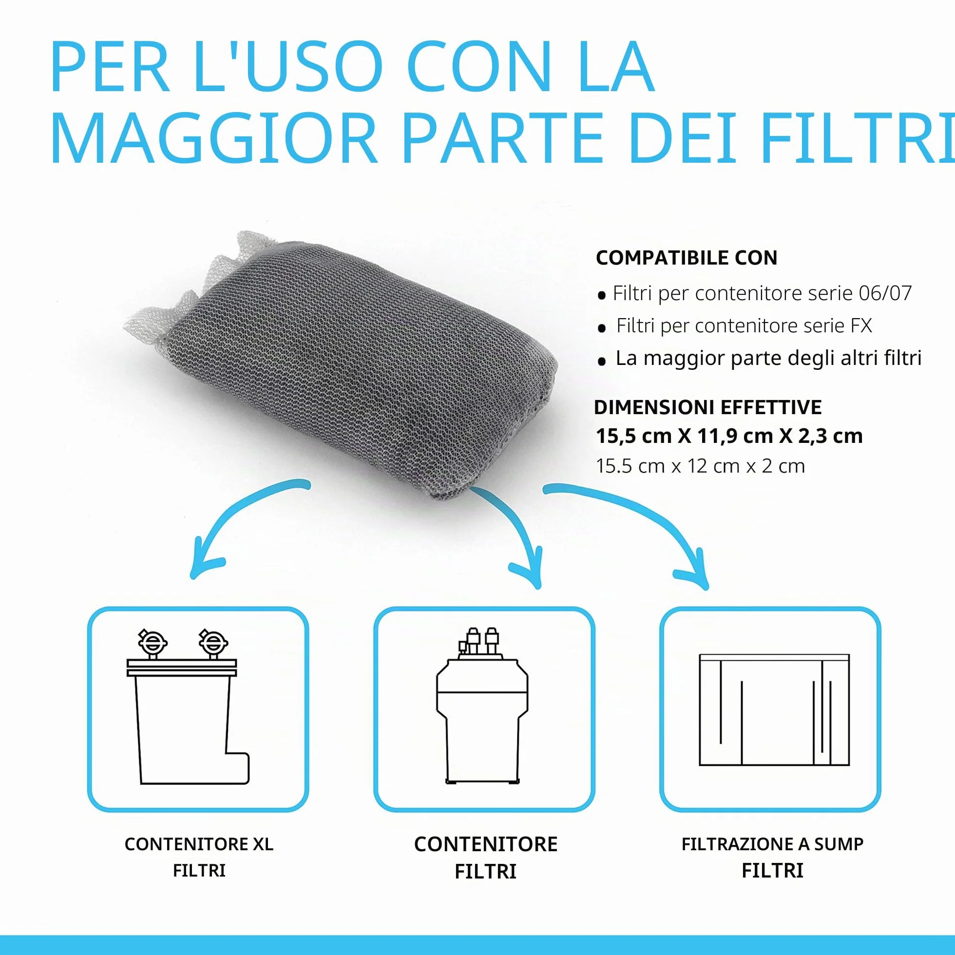 Fluval A1440 Carbone Attivo, Pacco Triplo da 300 G