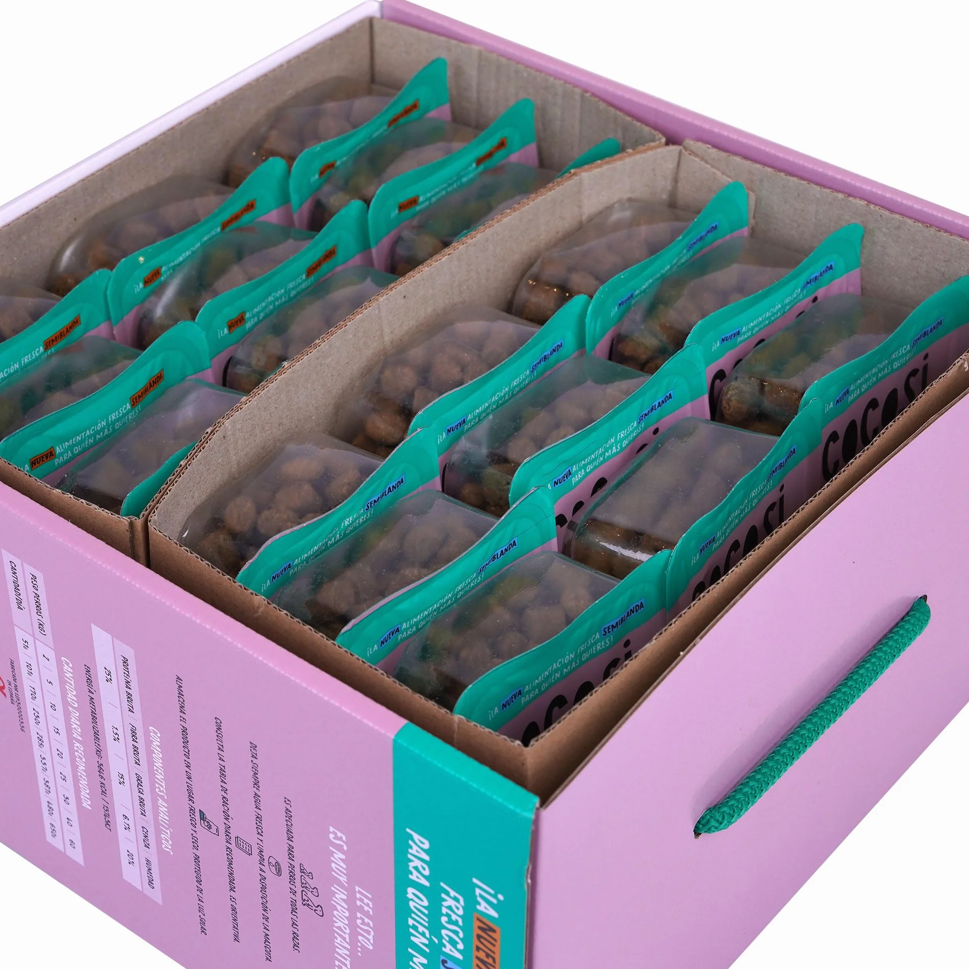 CoCosi Alimento Semiumido per Cani Nutrizione Completa Deliziosa Alta Palatabilità (3.6 KG, Gusto Maiale)