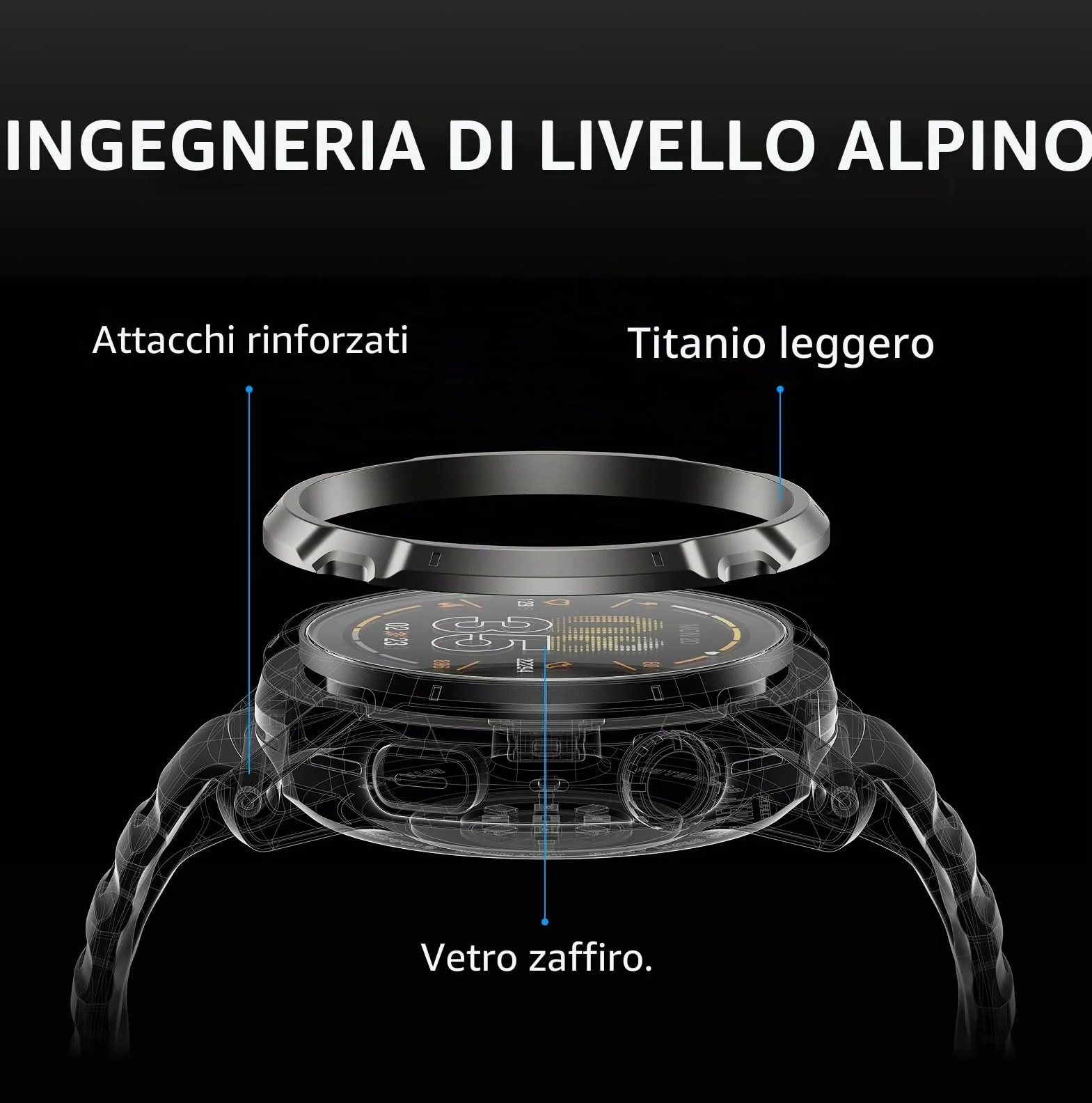COROS APEX 4 (42 mm) Orologio GPS, 1,2" touchscreen MIP, mappe globali con navigazione turn-by-turn, durata della batteria di 34 giorni, microfono per registrare note vocali (Nero, 42mm)
