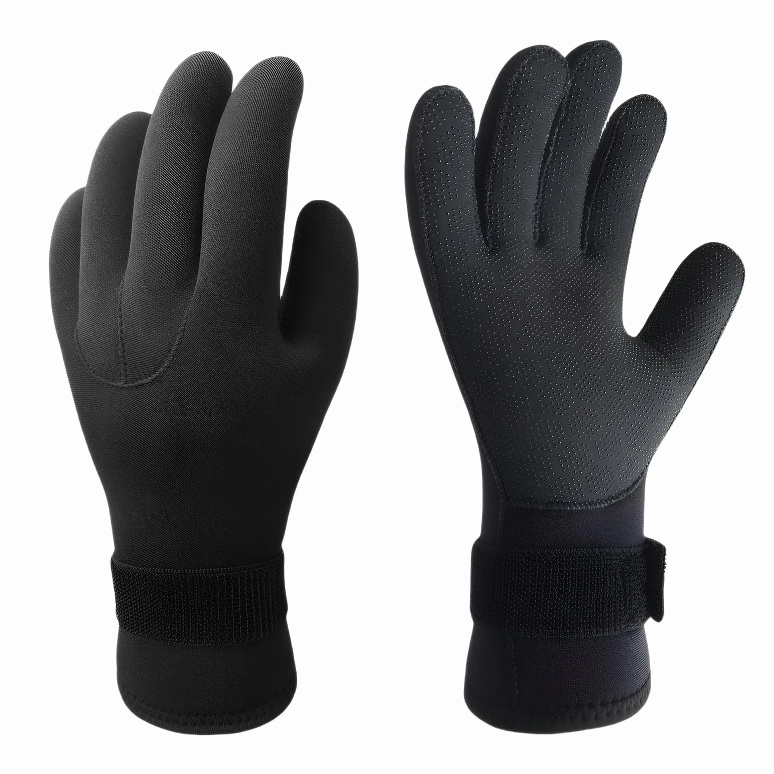 Catime Guanti da Sub per Immersione in Neoprene, Guanti da Muta 3mm Antiscivolo, Guanti Termica per Sport Acquatici con Cinturino da Polso Regolabile, Diving Gloves per Snorkeling Surf Pesca