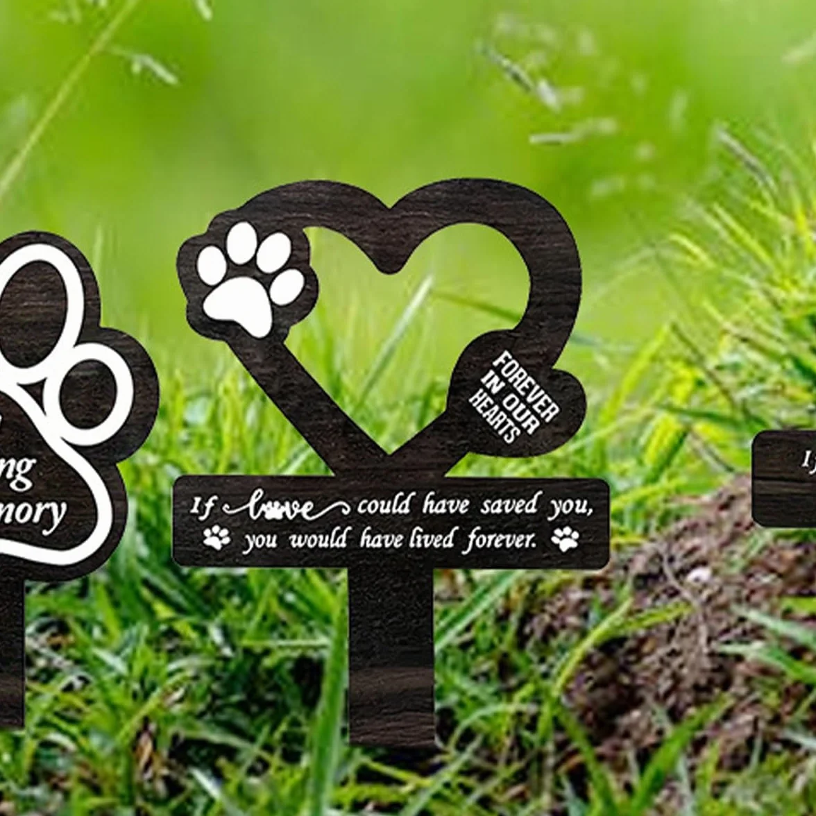 Targa commemorativa per Cane palo per Targa commemorativa per Cane palo per Targa in Acrilico Impermeabile per Tomba Targa commemorativa per Animali Domestici, palo commemorativo per la Tomba