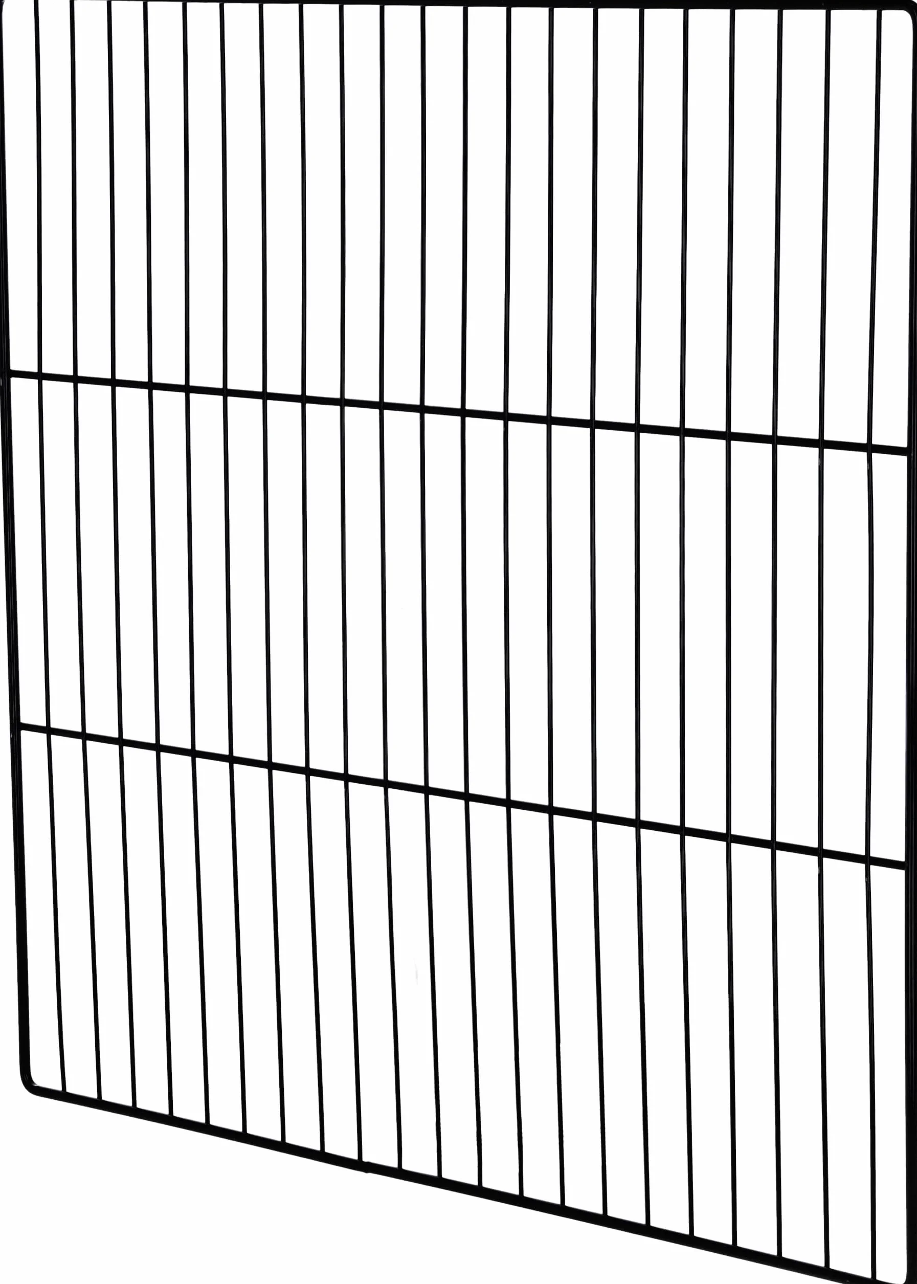 Kerbl Pet Ampliamento recinto rete metallica 6 elementi 35x35cm nero