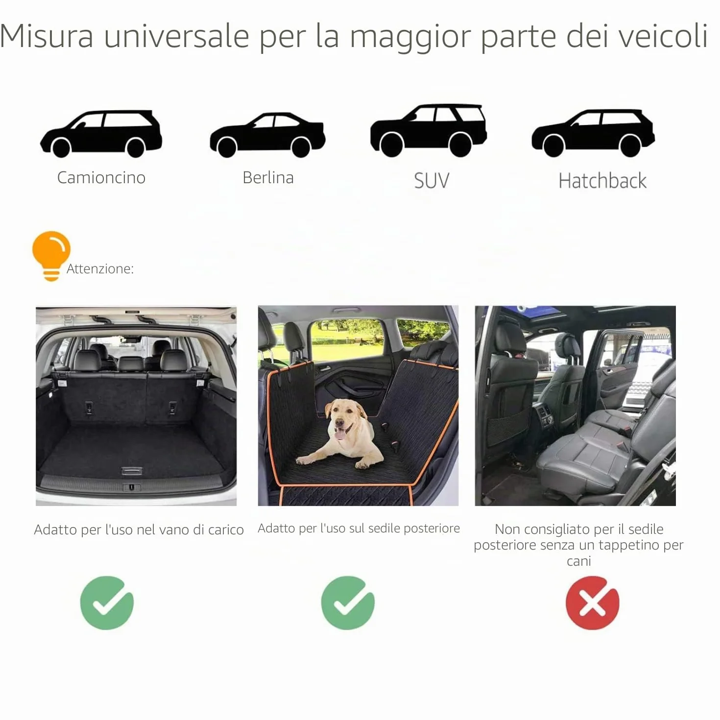 Nobleza-Barriera Protettiva per Auto per Cani,Separatore per Auto per Cani Universale Estensibile Barriera per Auto Barriera di Sicurezza a Griglia, 96-145x30cm in Acciaio