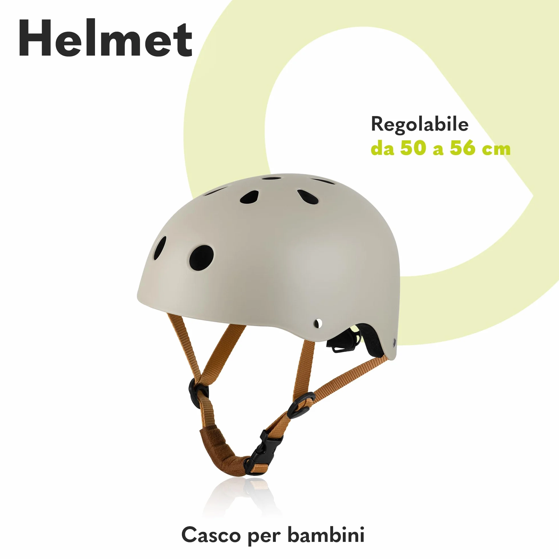 Lionelo HELMET Avventura creativa Casco Bici Bambini Taglia S Regolabile 50-56 cm Ventilato ABS EPS Certificato Intertek