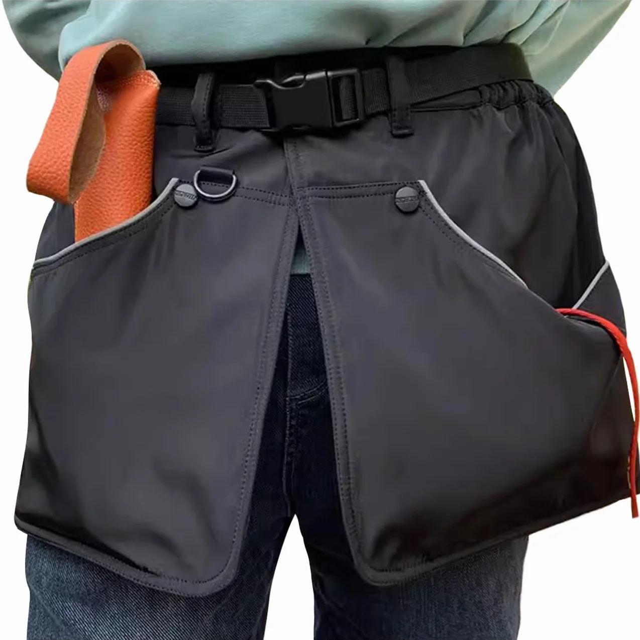 Grembiule da addestramento per cani con tasche multiple e cinturino in vita Pantaloni da addestramento regolabili per cani Pantaloncini impermeabili per addestramento cani Abbigliamento per