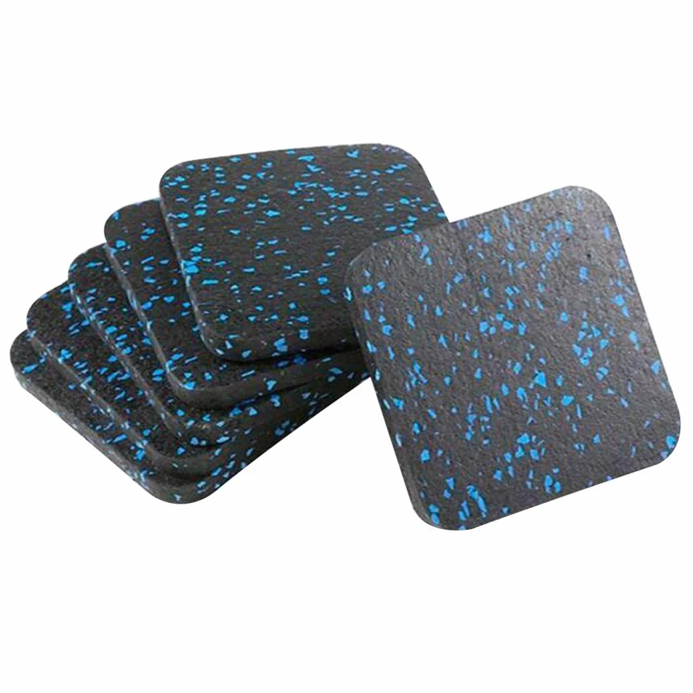 Tapis roulant Assorbente Stuoia,4Pcs Casa Anti-Vibrasion Isolamento Sonoro Addensato Pavimento Pad Per Tapis Roulant