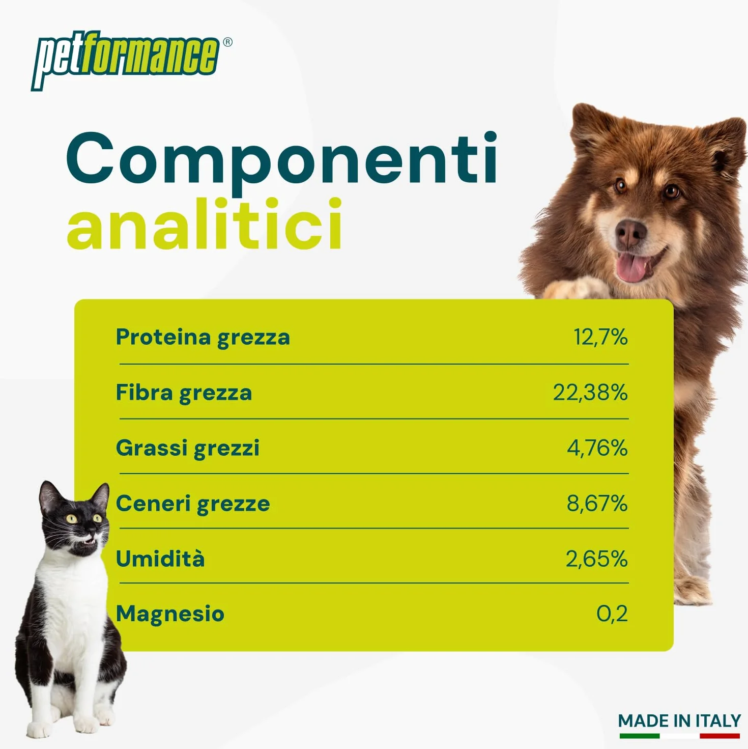 PETFORMANCE Fermentiflora Probiotico Prebiotico Postbiotico 30 Compresse per Cani e Gatti